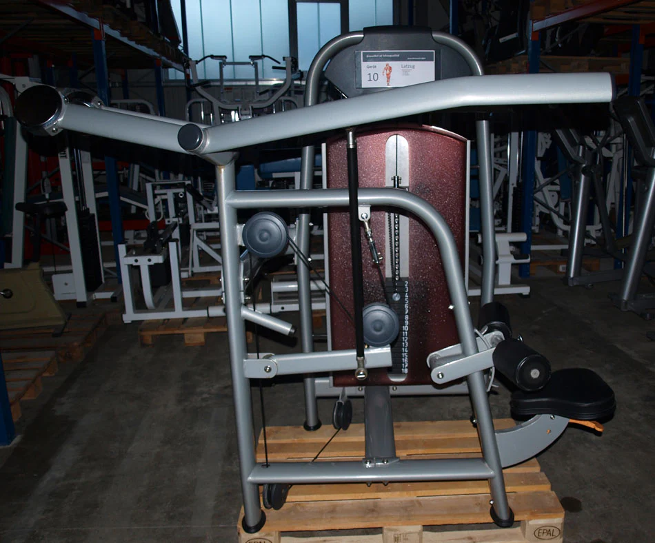 Realleader Latzug / Lat Pull Down, Silber, gebraucht - überholter Zustand - Image 5