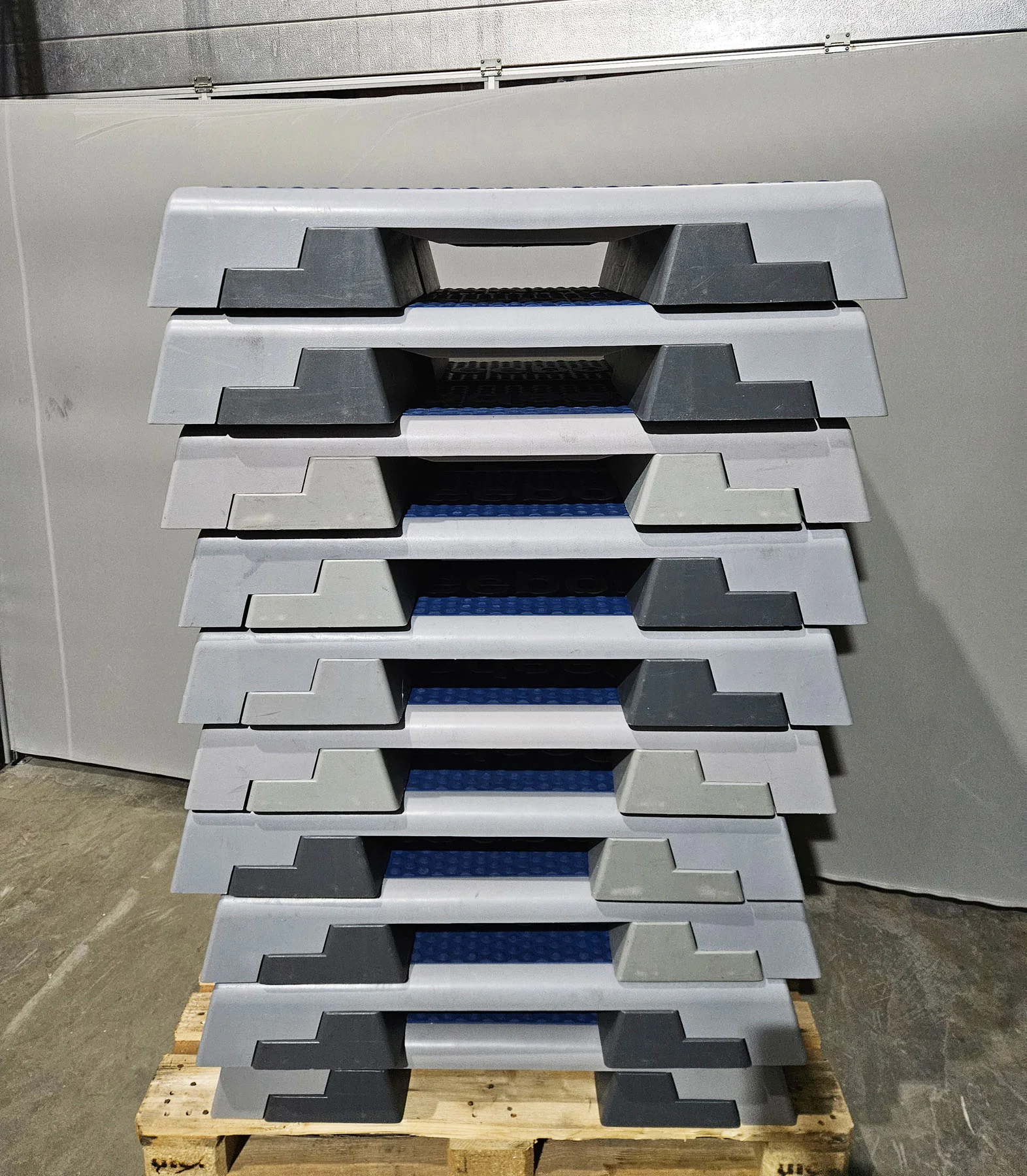 Reebok Steps / Step-Boards, 20 Stück im Set, Blau-Grau, gebraucht - geprüfter Zustand - Image 5