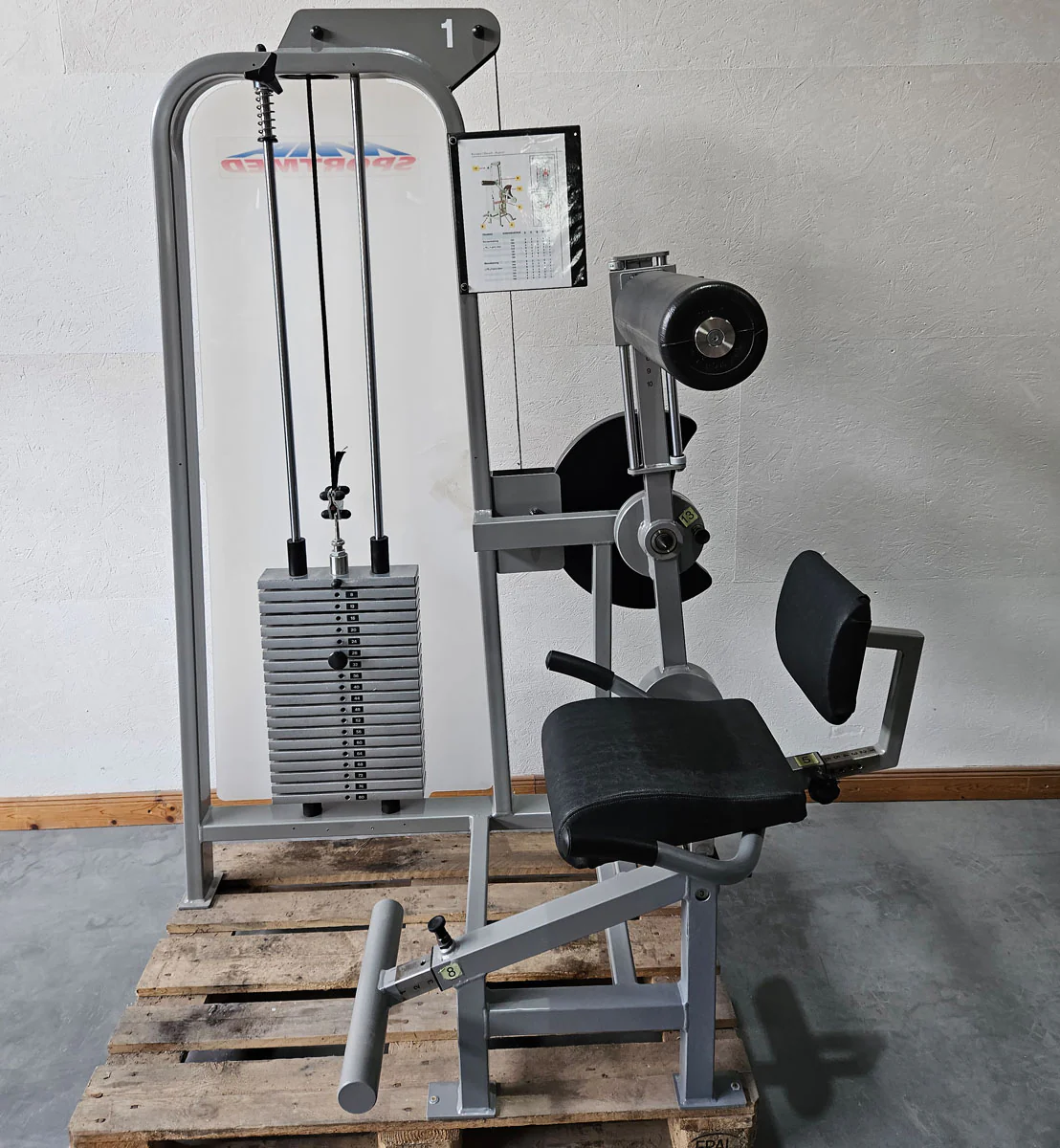 RMA Bauch / Rücken Kombigerät 2 in 1, Abs and lower Back, Silber, gebraucht - überholter Zustand - Image 2