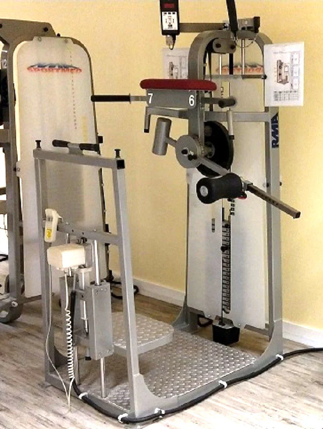 RMA Hüftpendel - Kickmaschine - Multi Hip, stehend, Silber, gebraucht - überholter Zustand - Image 2