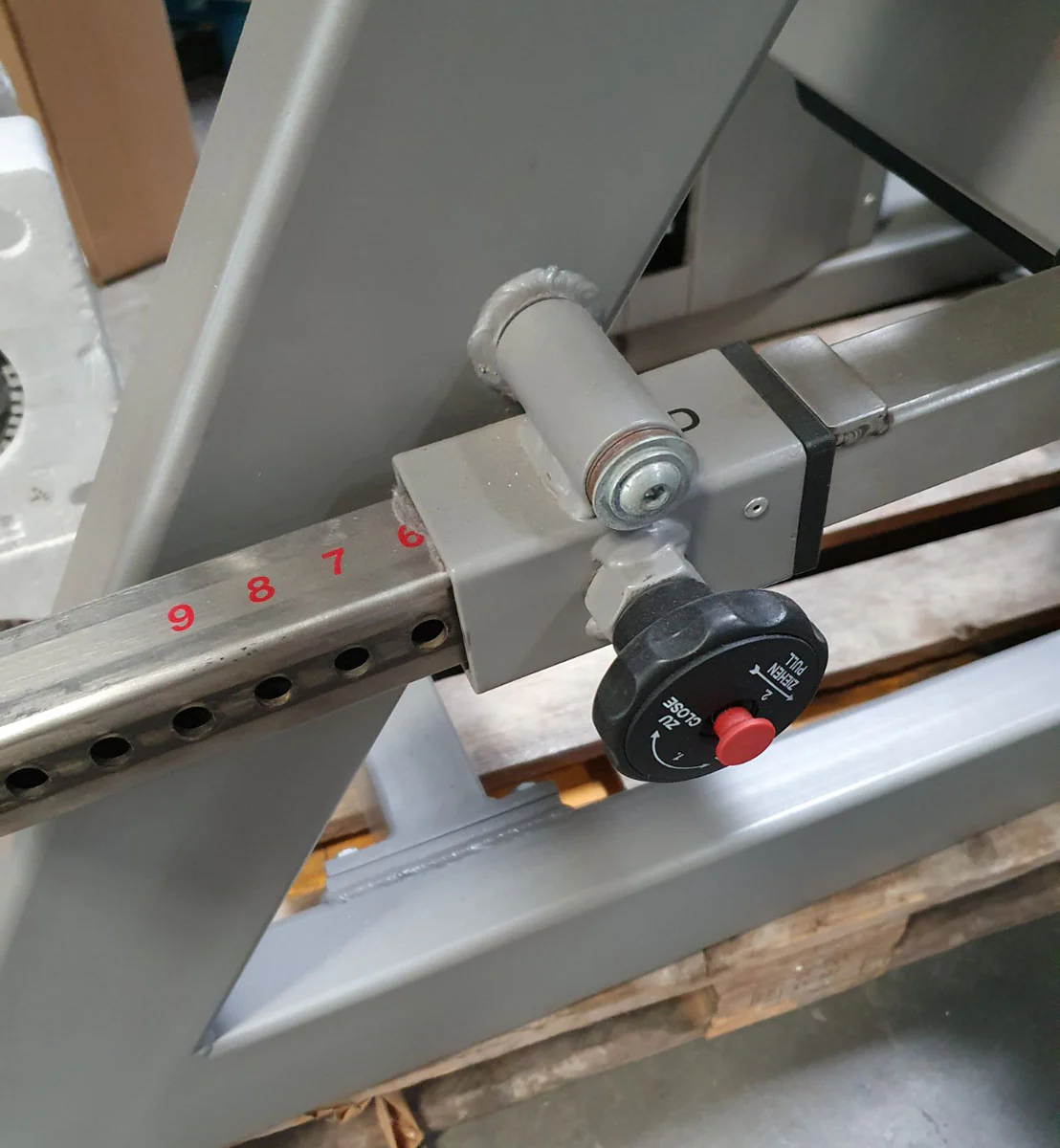 Sanimed Funktionsstemme, verstellbare Beinpresse 150kg, MPG, Pego Sport, gebraucht - überholter Zustand - Image 7
