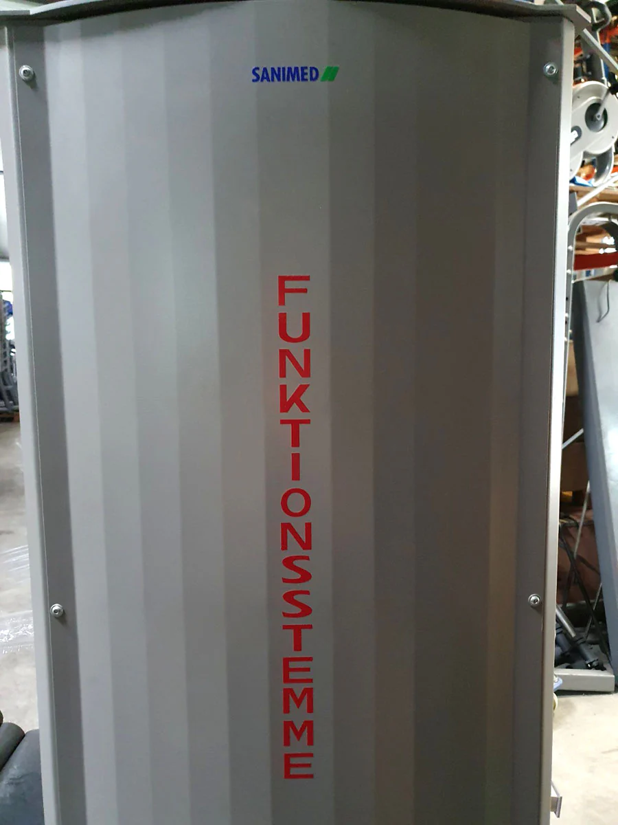 Sanimed Funktionsstemme, verstellbare Beinpresse 150kg, MPG, Pego Sport, gebraucht - überholter Zustand - Image 9