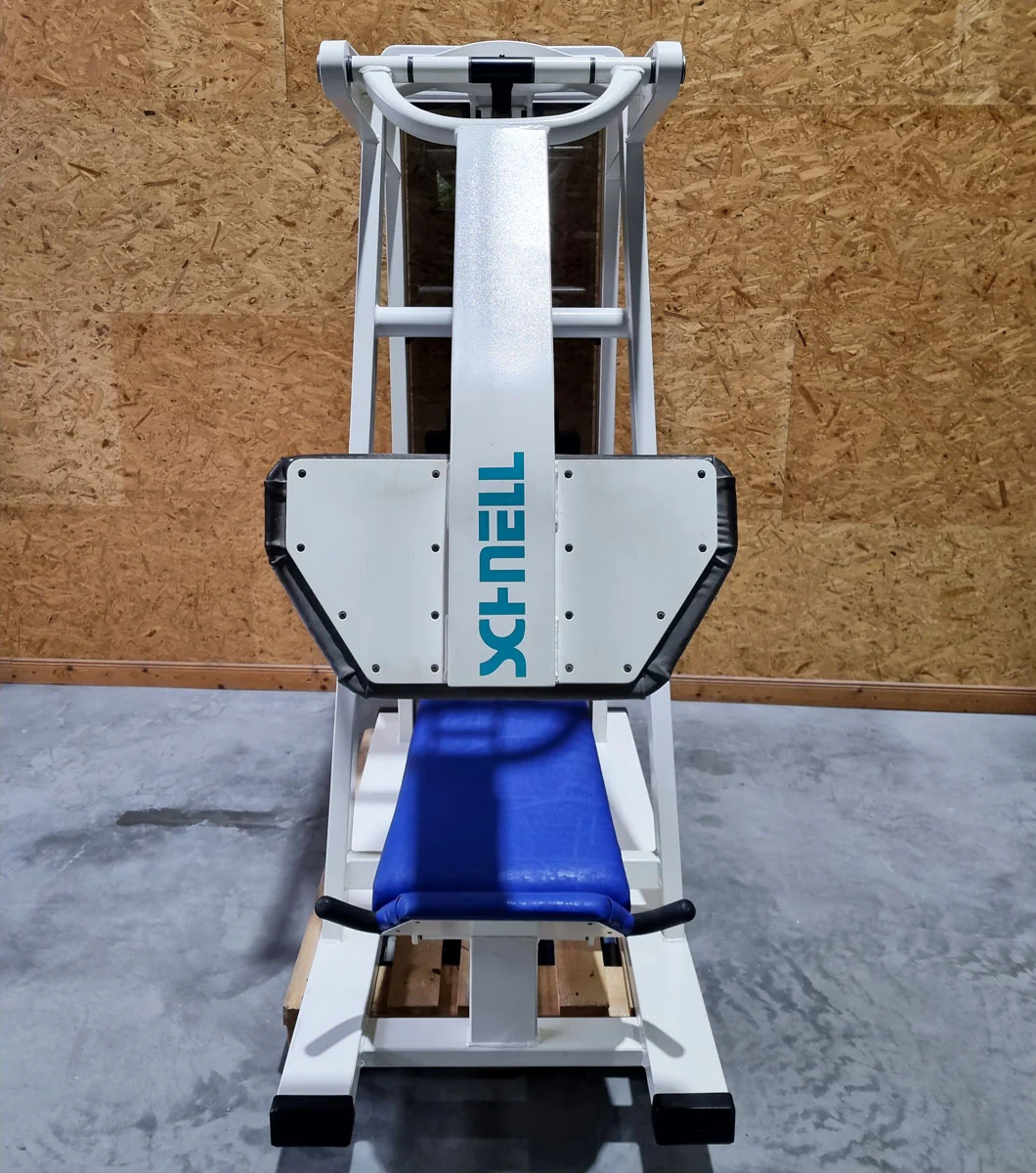 Schnell Beinpresse 45° Legpress, Beinpress-Maschine aus der Target Kompakt Line - Oldschool Bodybuilding, Rahmenfarbe Weiß, gebrauchter - überholter Zustand - Image 3