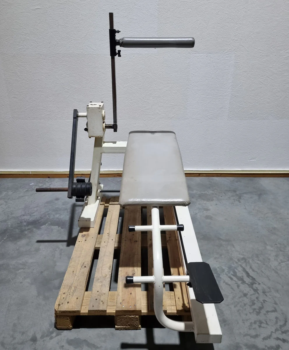 Schnell Pullover liegend, Plate loaded, Überzugsmaschine, Überzüge, Scheibenaufnahme, Oldschool Bodybuildung - gebraucht mit Gebrauchsspuren - Image 2