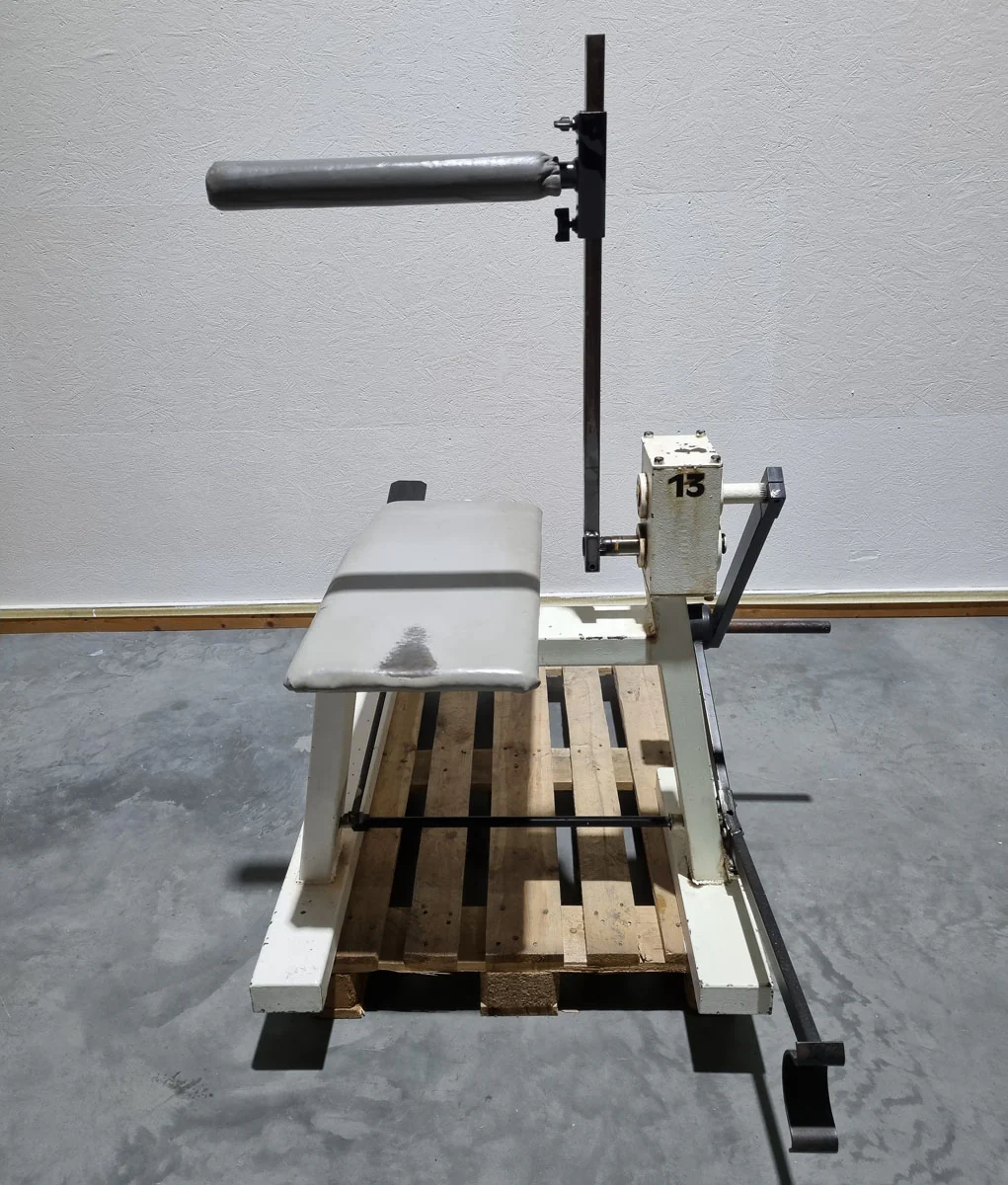 Schnell Pullover liegend, Plate loaded, Überzugsmaschine, Überzüge, Scheibenaufnahme, Oldschool Bodybuildung - gebraucht mit Gebrauchsspuren - Image 4