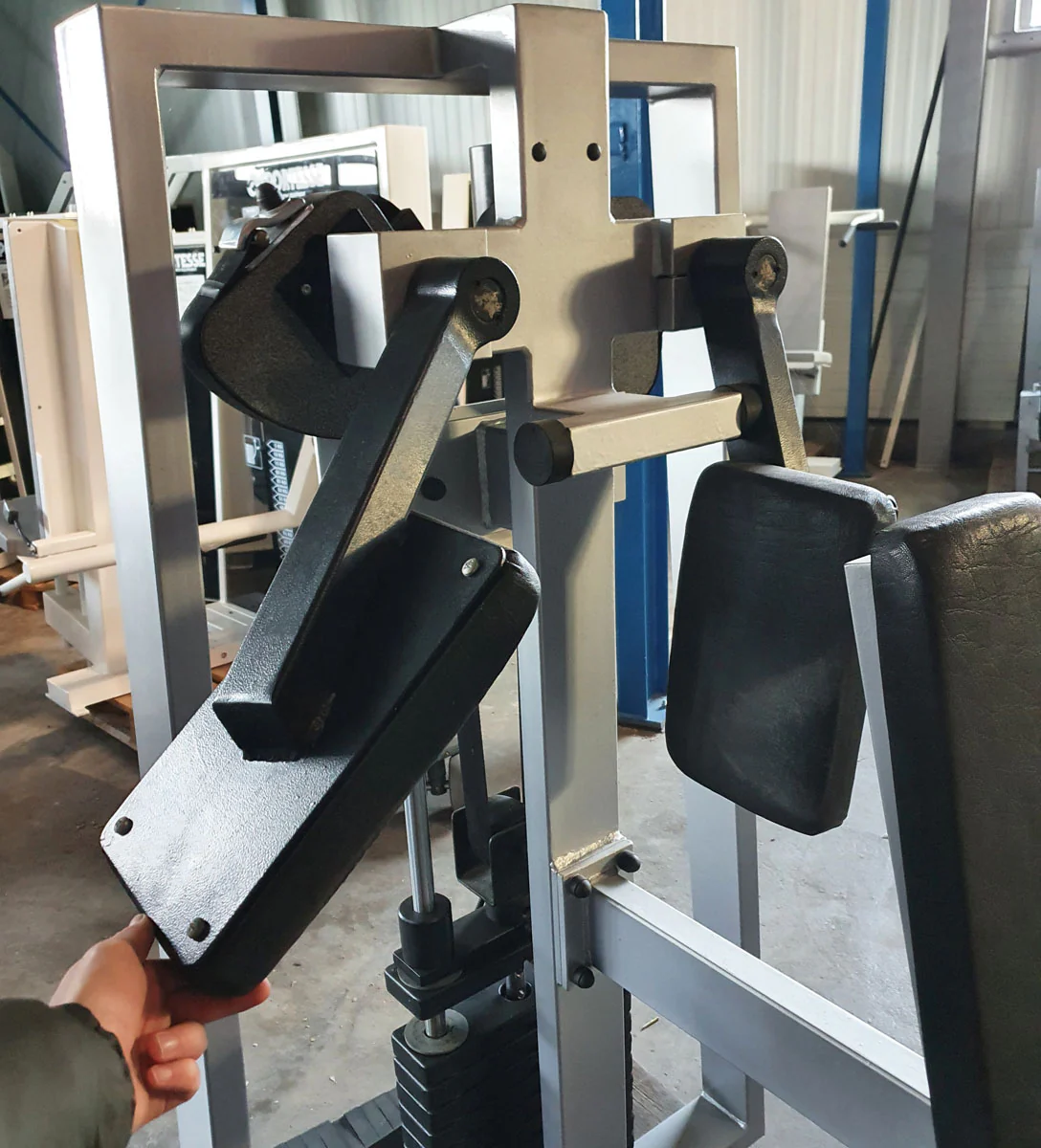 Seithebemaschine, Schultermaschine, Lateral Raise, Polster Schwarz, gebraucht - Image 5
