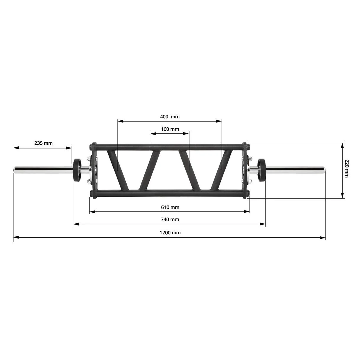 Short Multi Grip Bar - 30 mm - Image 7