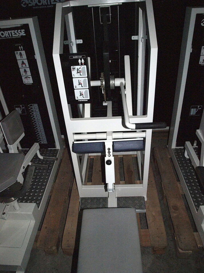 Sportesse Fitnessstudio Anlage, 16 Kraftgeräte, gebrauchter Fitnesspark, Farbe Weiß - Image 15