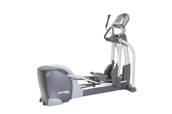 SportsArt Crosstrainer, E872 Commercial Ellipsentrainer, Rahmen Silber-Schwarz, gebraucht - überholter Zustand - Image 6