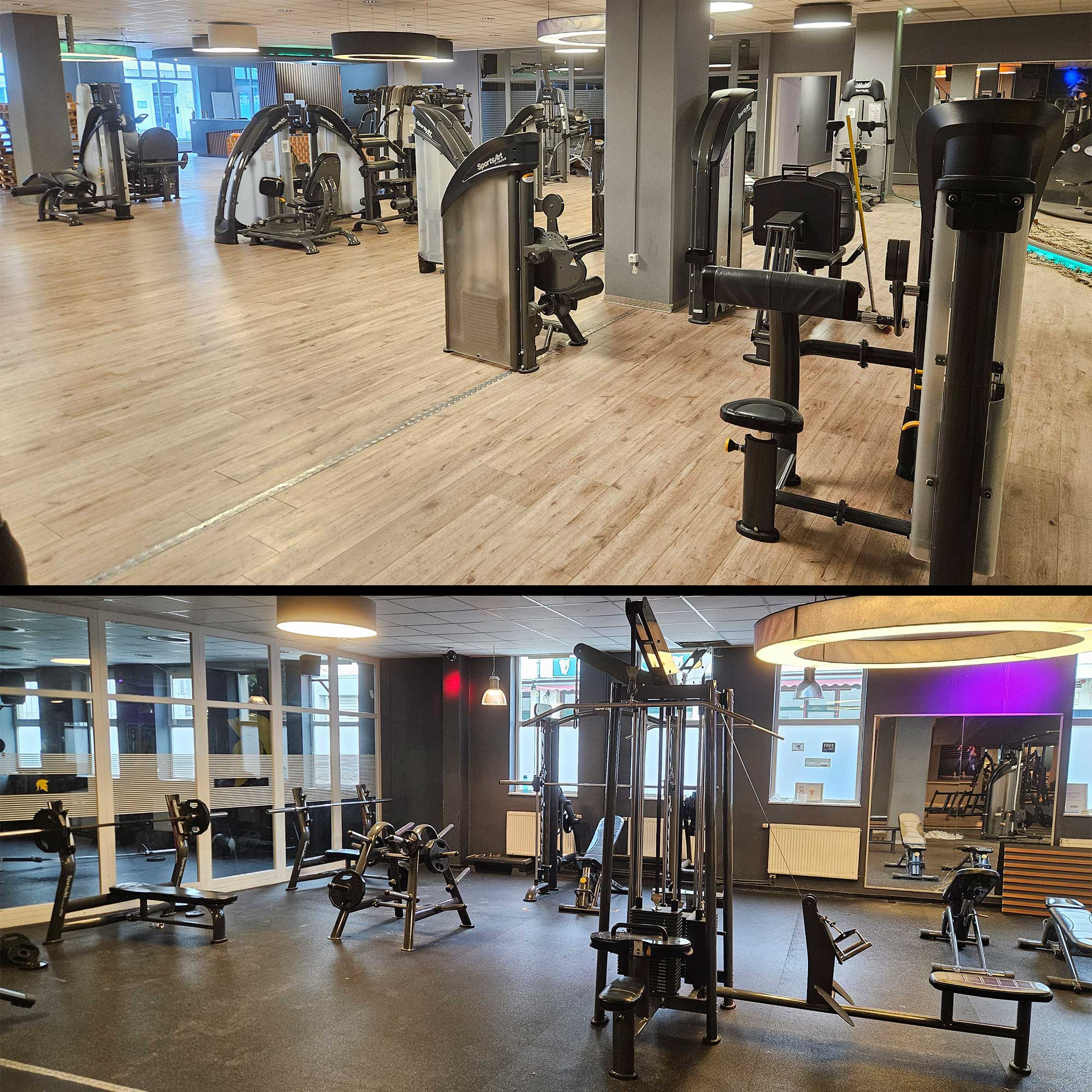 SportsArt komplette Fitnessstudio Ausstattung - 75 Fitnessgeräte im Set - Kraftgeräte, Cardiogeräte, Bänke, Racks etc - Rahmen Anthrazit, gebraucht - überholter Zustand - Image 4