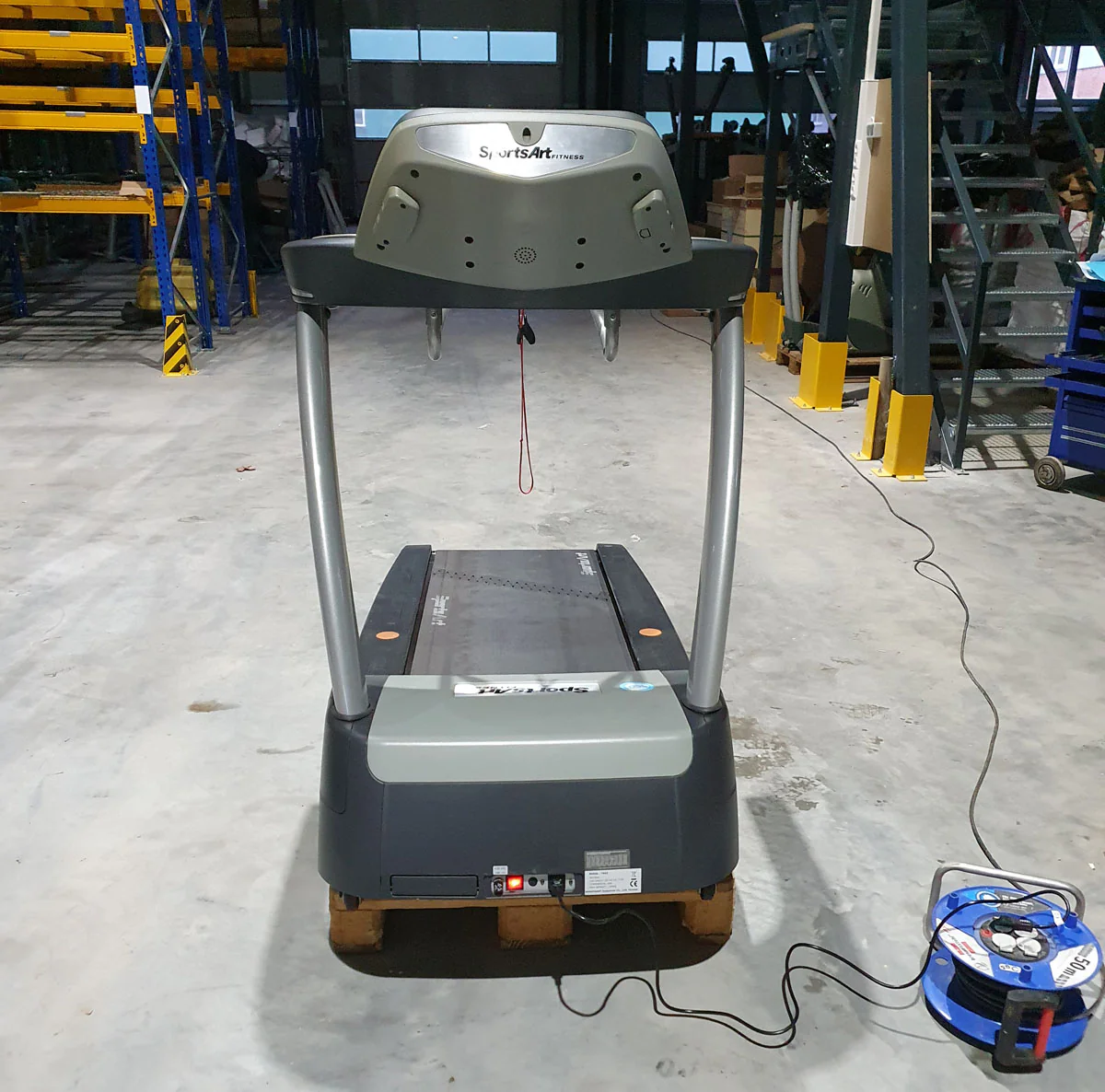 SportsArt Laufband, T652 Commercial Treadmill, Rahmen Silber-Schwarz, gebraucht - überholter Zustand - Image 4
