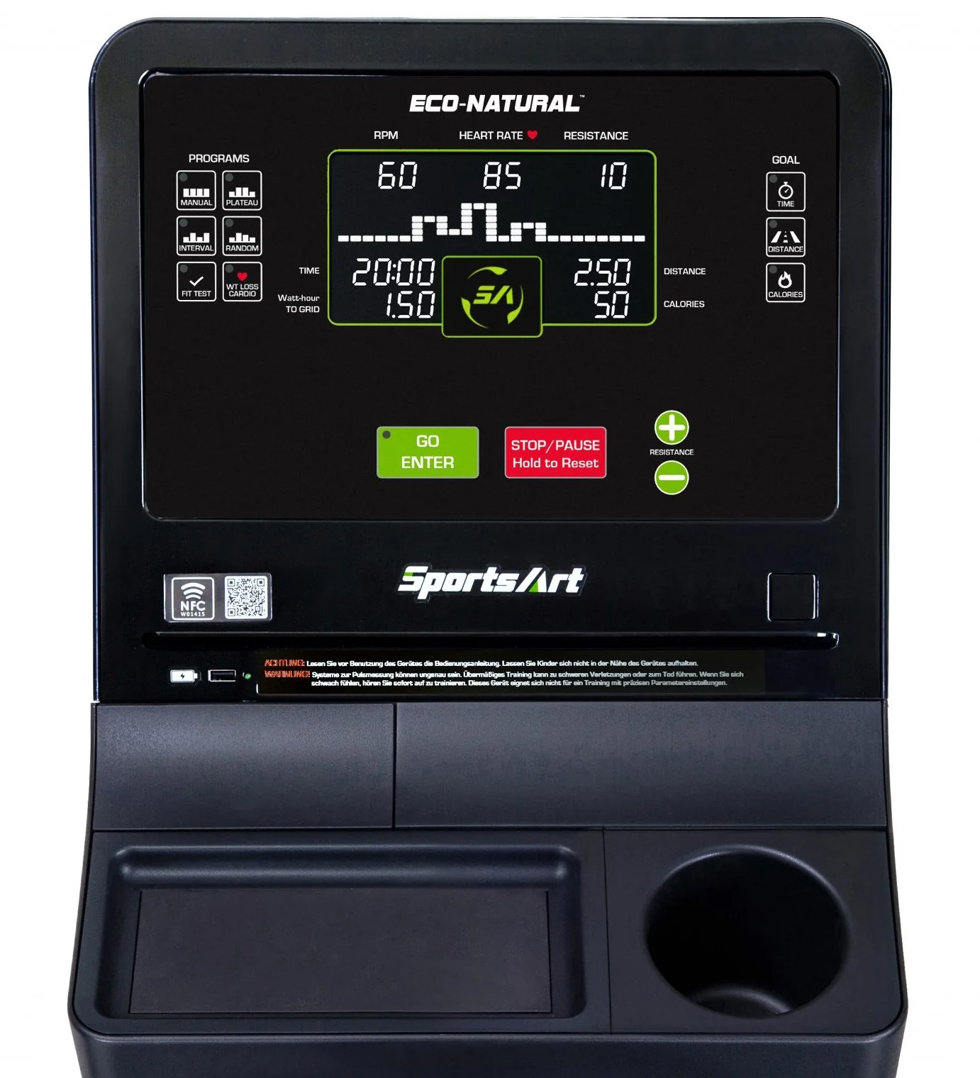 Sportsart Recumbent Cycle, Liegeergometer C574R - Image 5