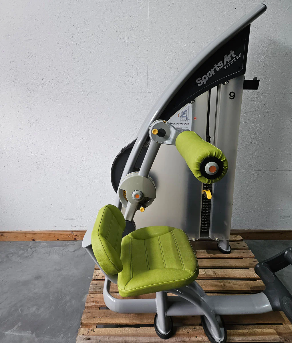 SportsArt Rückenstrecker Maschine S932 A932 N932, Back Extension, Hyperextension Machine, Rahmenfarbe Silber, gebraucht - überholter Zustand - Image 8