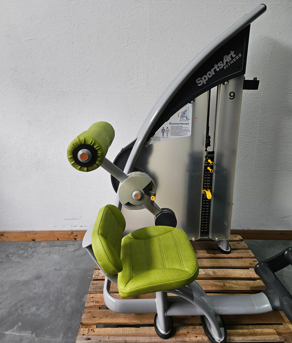 SportsArt Rückenstrecker Maschine S932 A932 N932, Back Extension, Hyperextension Machine, Rahmenfarbe Silber, gebraucht - überholter Zustand - Image 9