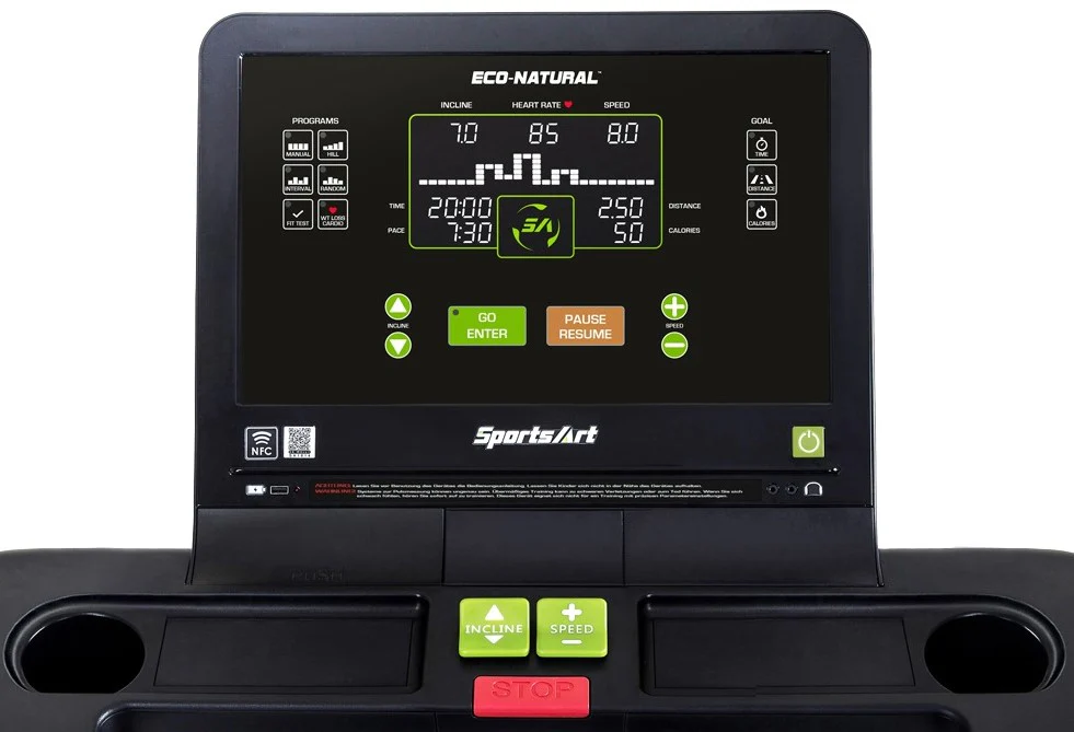 Sportsart Treadmill, Laufband T674 - Image 3