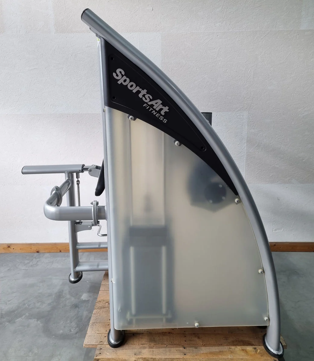 SportsArt Trizepsmaschine Horizontal S925 A925 N925 Trizepsstrecker, Triceps Extension, Rahmenfarbe Silber, gebraucht - überholter Zustand - Image 3