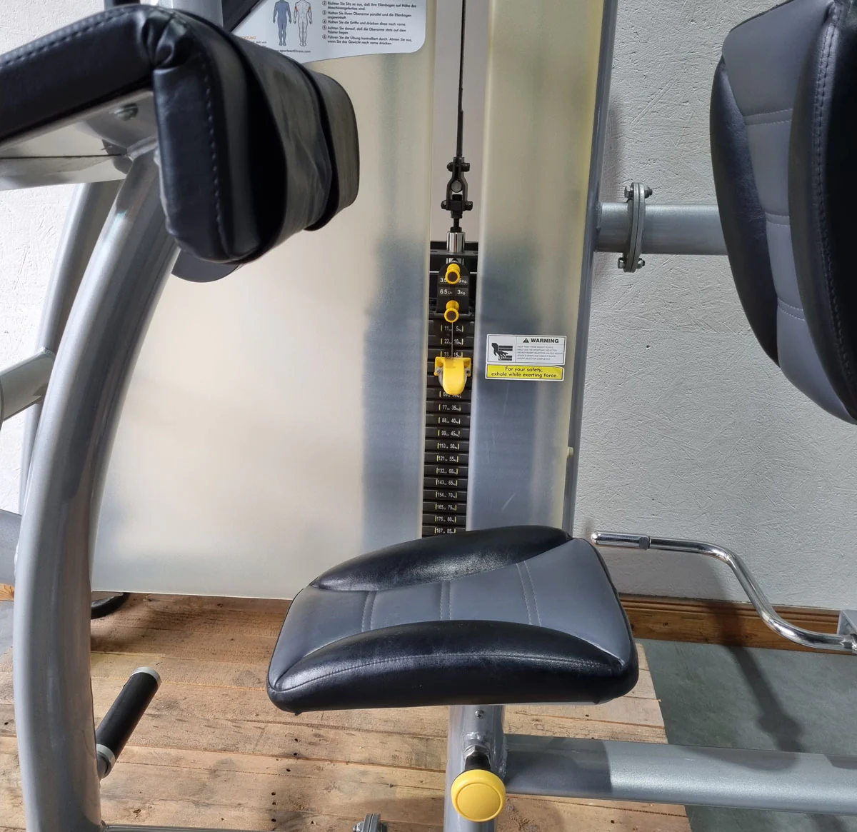 SportsArt Trizepsmaschine Horizontal S925 A925 N925 Trizepsstrecker, Triceps Extension, Rahmenfarbe Silber, gebraucht - überholter Zustand - Image 8