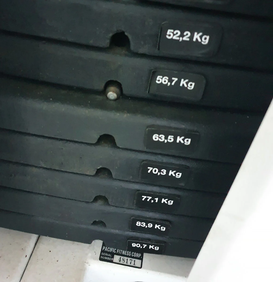 Stairmaster Beinbeuger, sitzend, weiß, gebraucht, Pacific - Image 10