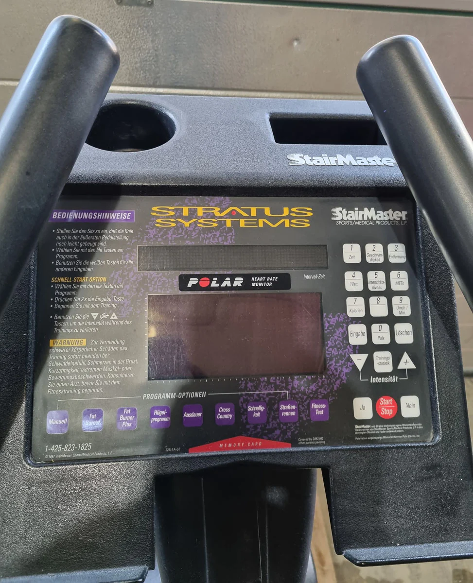 Stairmaster Ergometer 3300, schwarz, gebraucht - Image 7