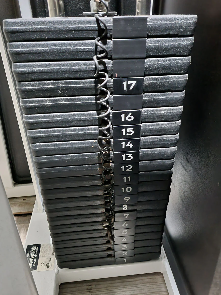 Stairmaster Gravitron 2000 AT Dip-Chin, Dip-Klimmzugmaschine mit Gewichtsunterstützung, Rahmen Weiß, gebraucht - überholter Zustand - Image 12