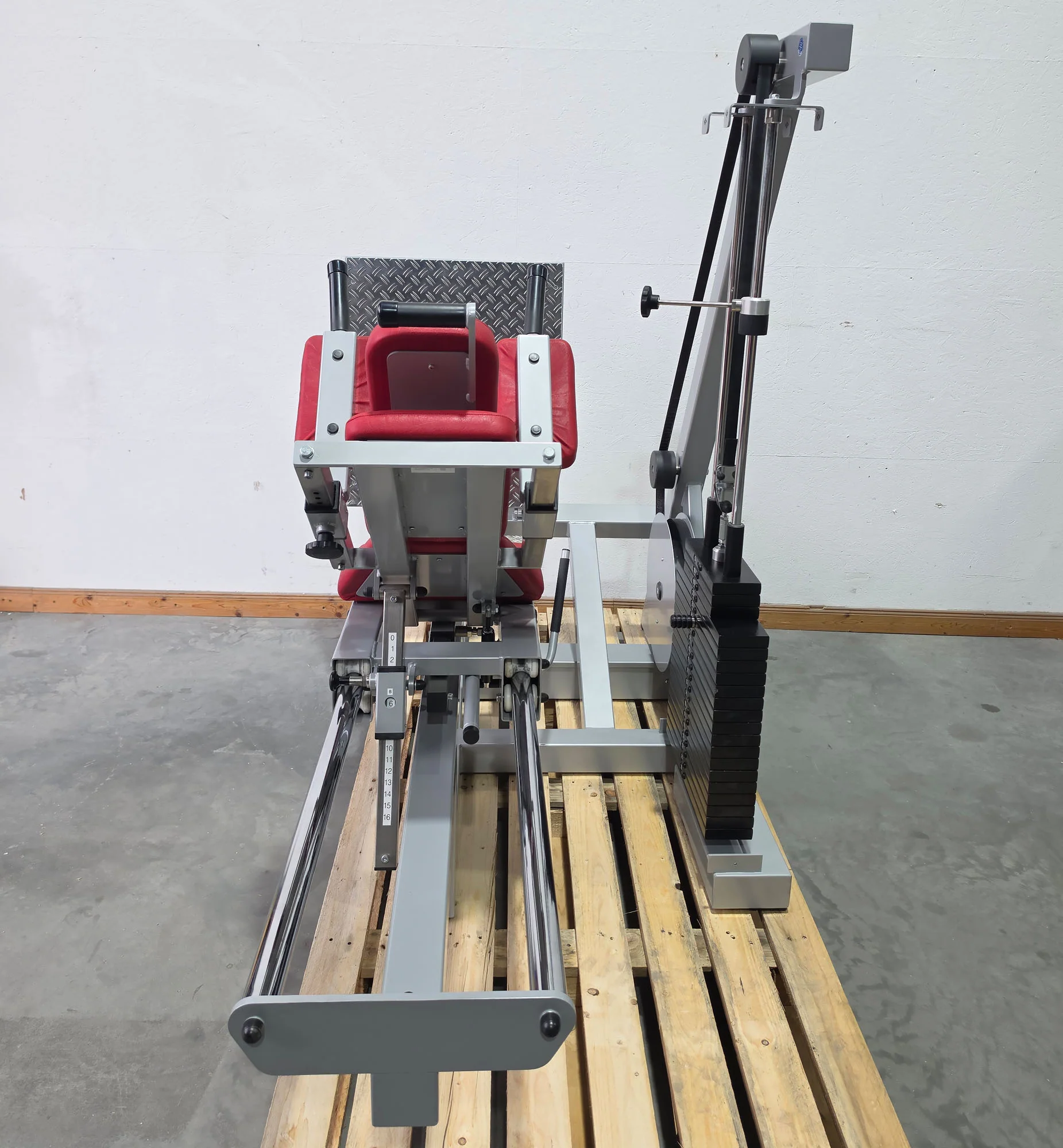 SVG Funktionsstemme, Reha Line, verstellbare Beinpresse, mit Kippkreisel, MPG, Rahmen Silber, gebraucht - überholter Zustand - Image 14