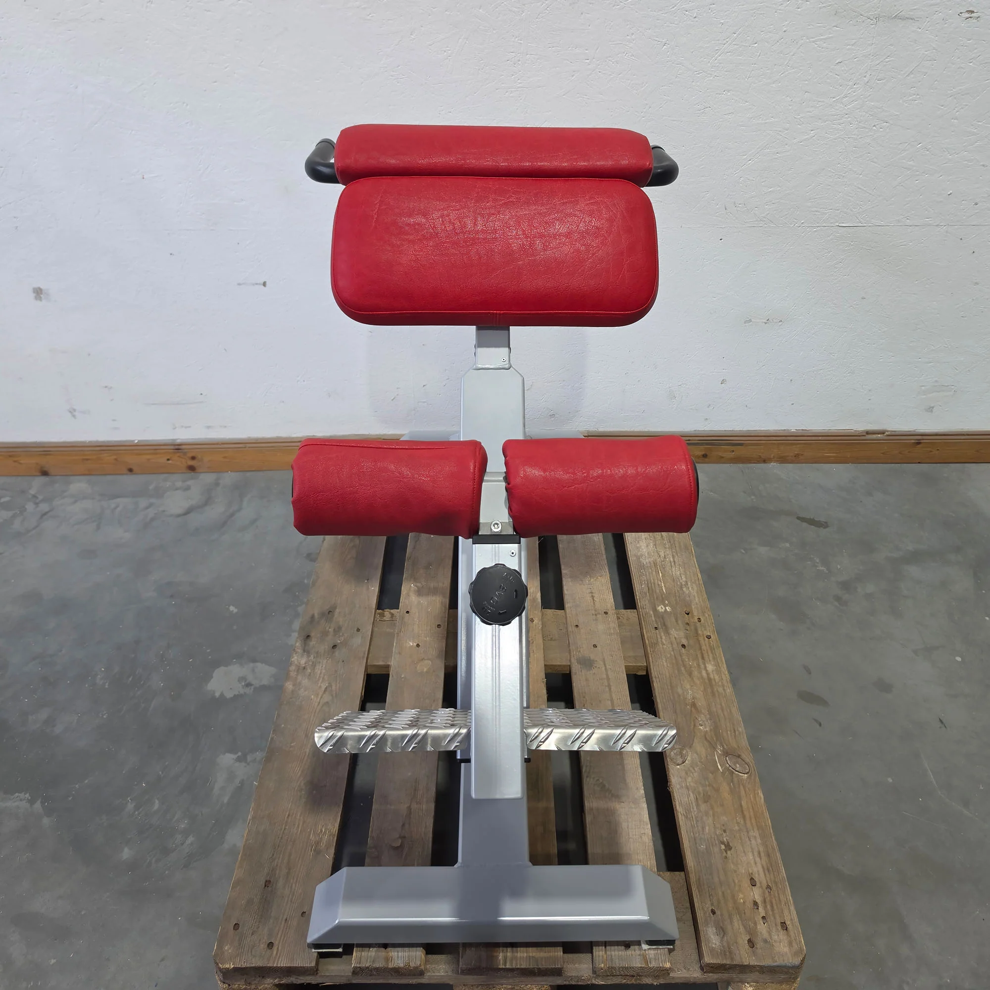 SVG Hyperextension 45° - Rückenstreckerbank und Lumbaltrainer in einem Gerät, verstellbar, Rahmenfarbe Silber, gebraucht - überholter Zustand - Image 3