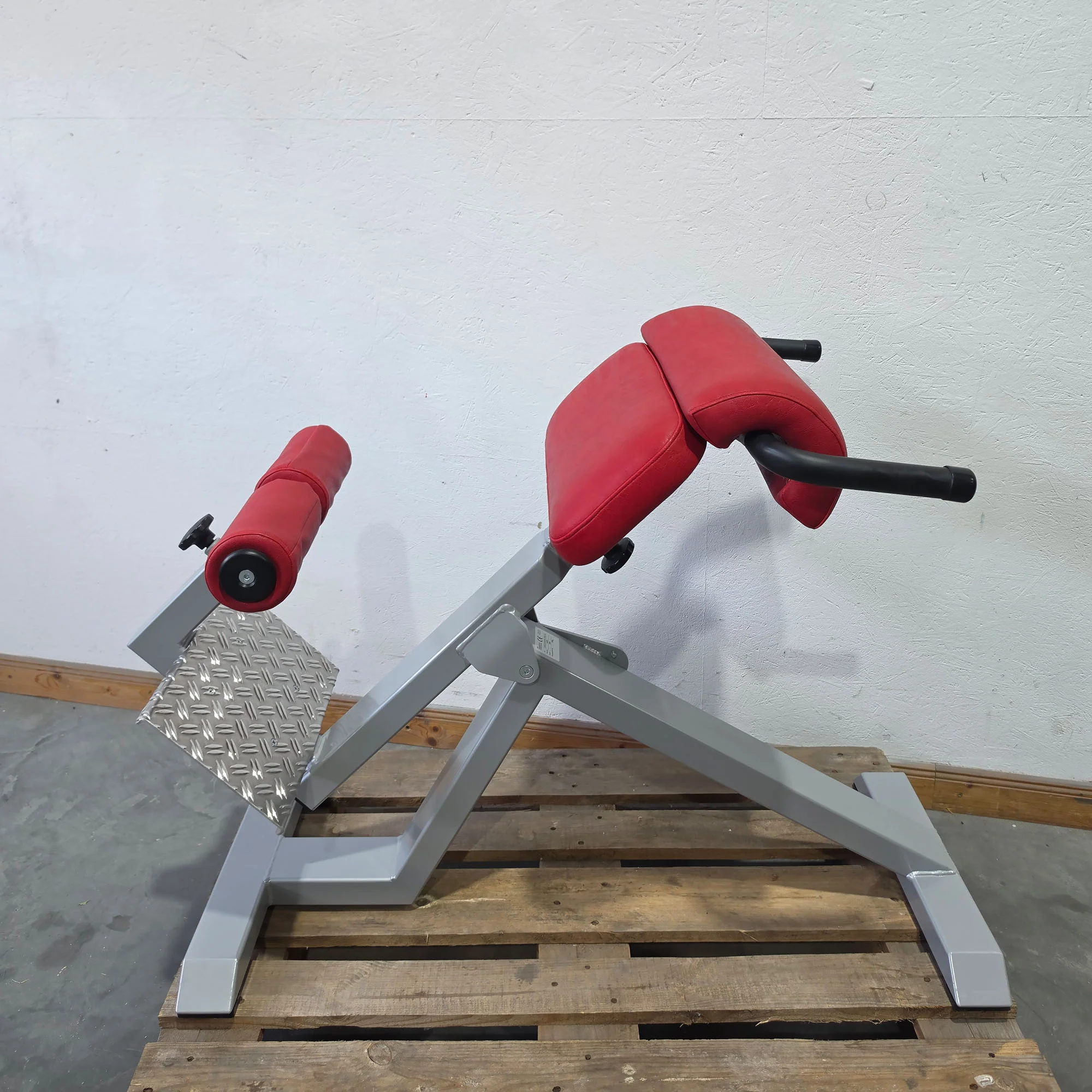 SVG Hyperextension 45° - Rückenstreckerbank und Lumbaltrainer in einem Gerät, verstellbar, Rahmenfarbe Silber, gebraucht - überholter Zustand - Image 4