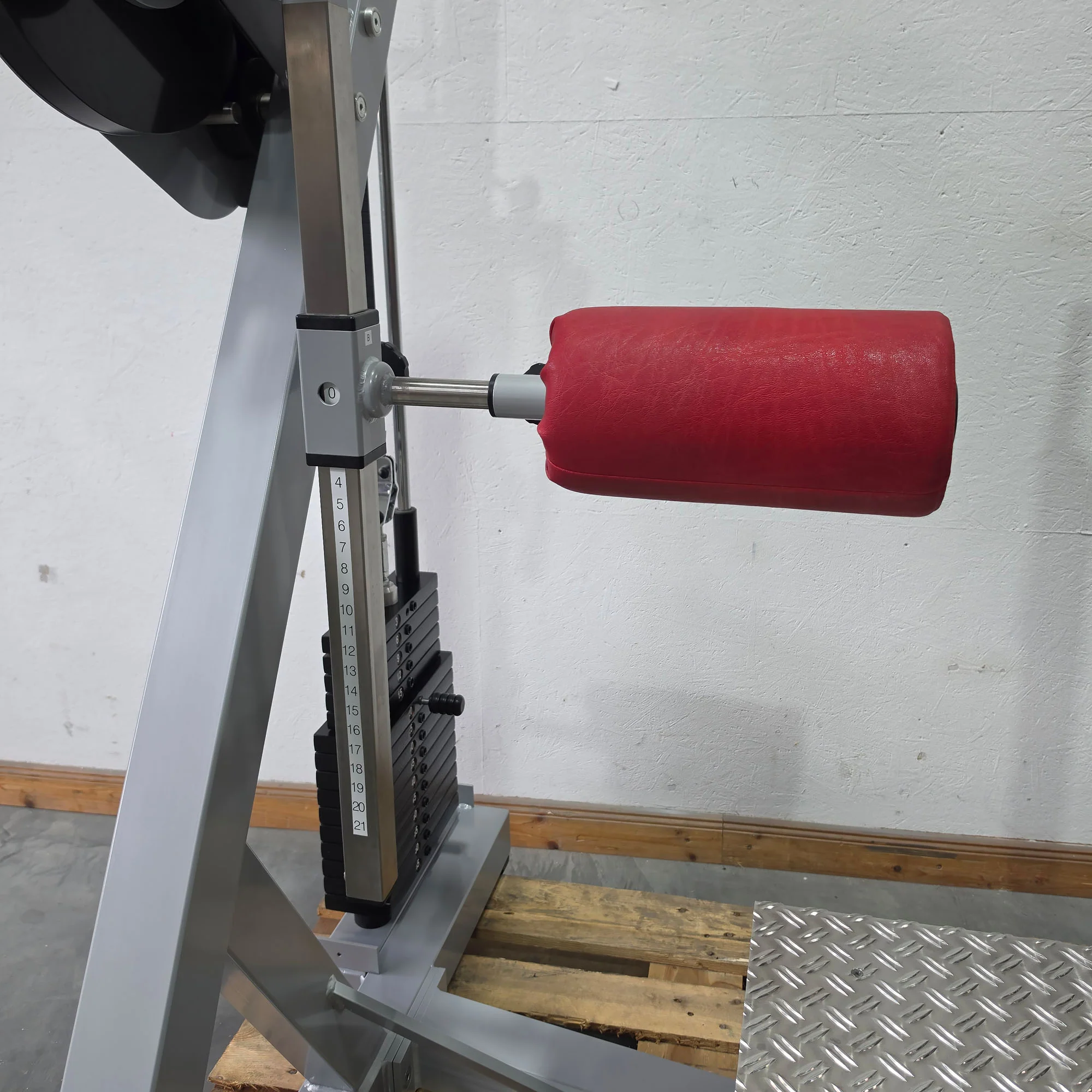 SVG Multi Hip, Kickmaschine, Hüftpendel, MPG, Rahmenfarbe Silber, Polster Rot, MPG, gebraucht - überholter Zustand - Image 4