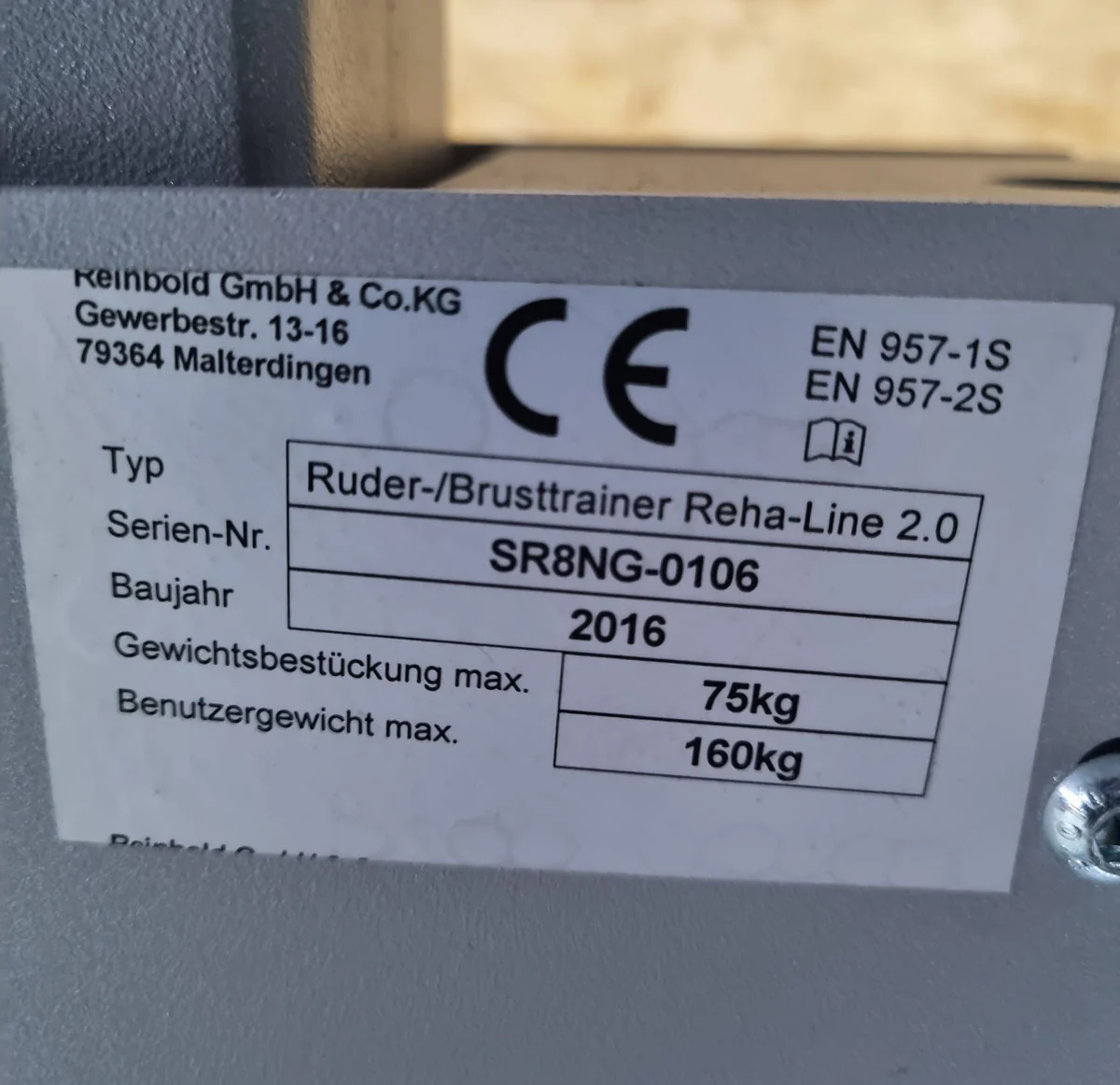 SVG Rudern u. Brusttrainer, Reha-Line 2.0, MPG, MTT, 2 in 1 Kombimaschine - Row und Bankdrücken, gebraucht - überholter Zustand - Image 13
