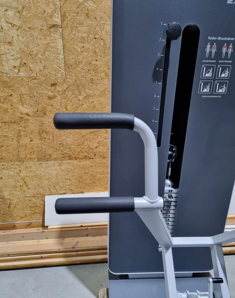 SVG Rudern u. Brusttrainer, Reha-Line 2.0, MPG, MTT, 2 in 1 Kombimaschine - Row und Bankdrücken, gebraucht - überholter Zustand - Image 6