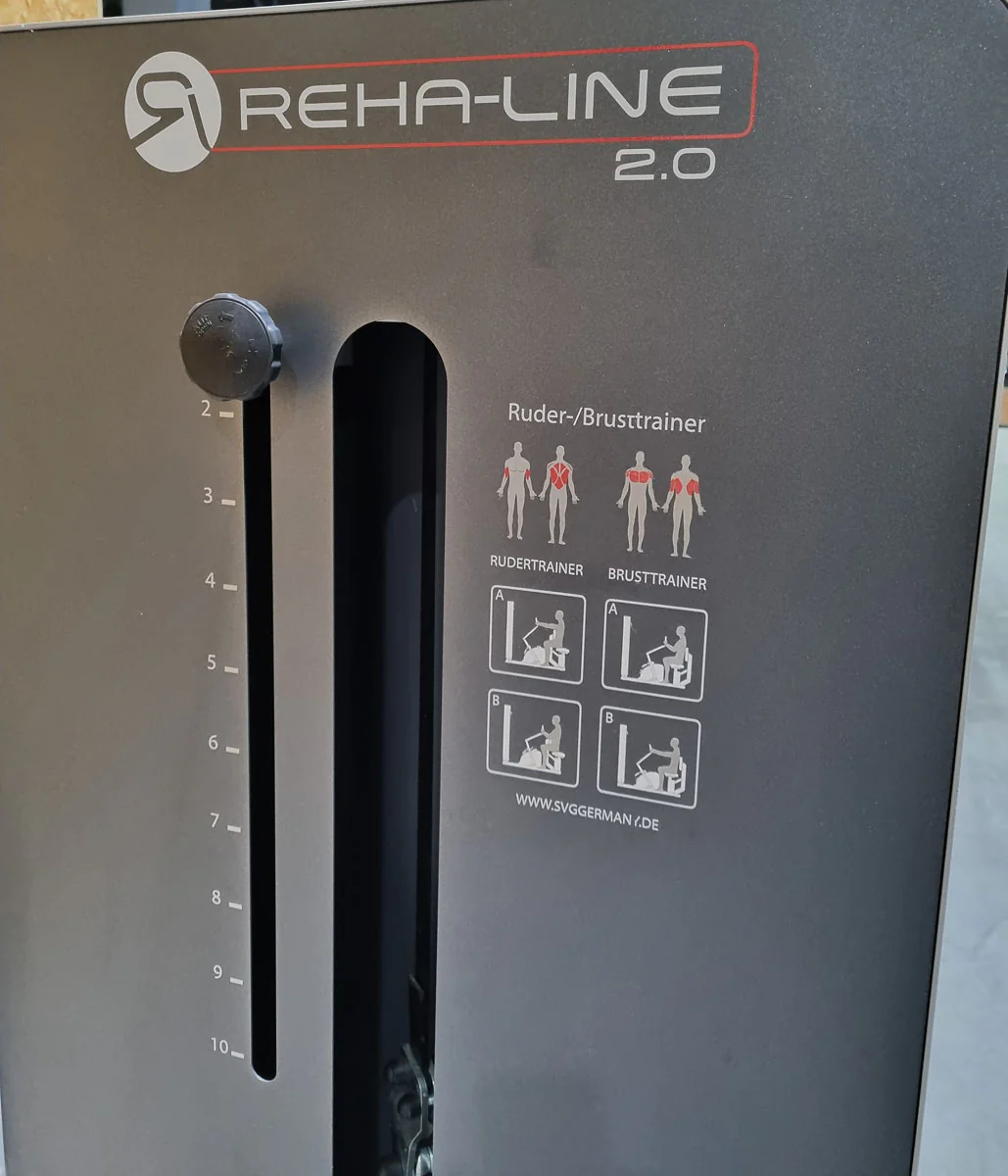 SVG Rudern u. Brusttrainer, Reha-Line 2.0, MPG, MTT, 2 in 1 Kombimaschine - Row und Bankdrücken, gebraucht - überholter Zustand - Image 9