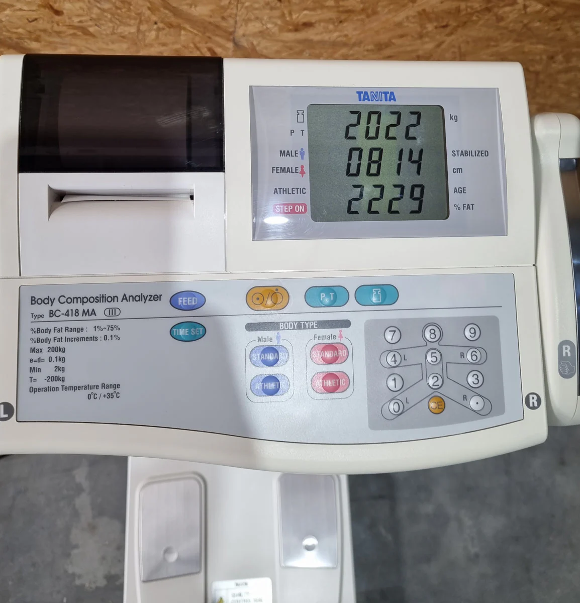 Tanita Segment-Körperanalysewaage MC-780MA, gebraucht - guter und geprüfter Zustand - Image 5