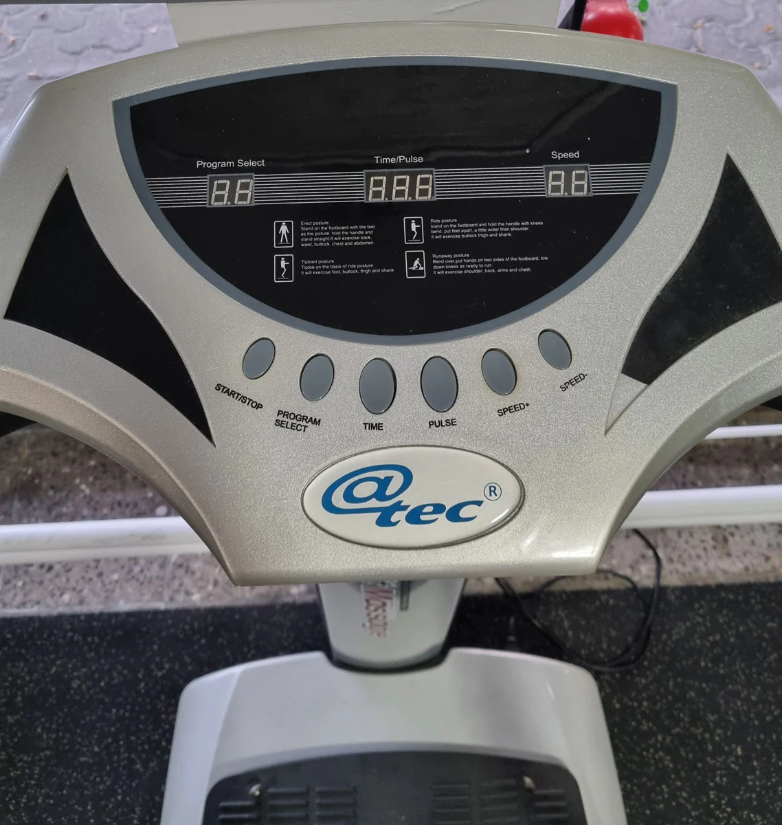 @Tec Vibrationsplatte Crazy-Fit-Massage - Vibrationstrainer, Heimbedarf, gebraucht - Image 3