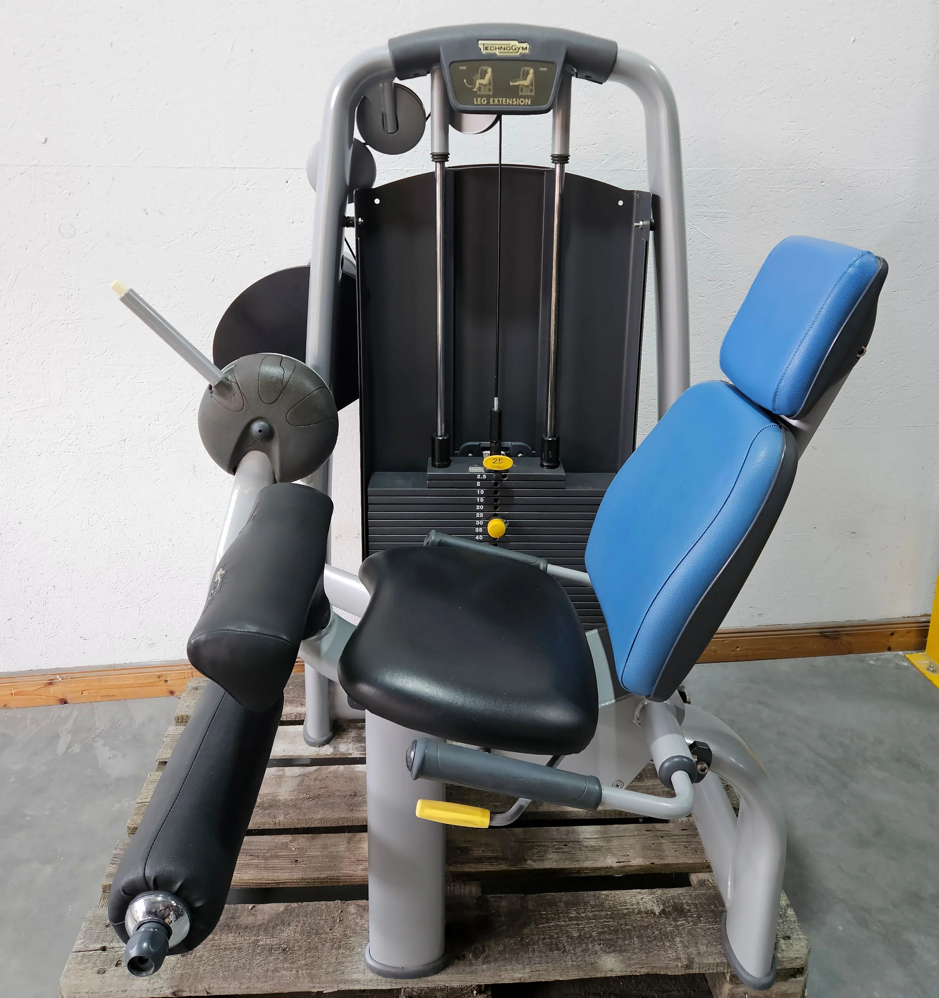Technogym 2er Set = Beinstrecker und Beinbeuger, Leg Extension and Leg Curl Set, Selection Line, Rahmenfarbe Silber, gebraucht - überholter Zustand - Image 11
