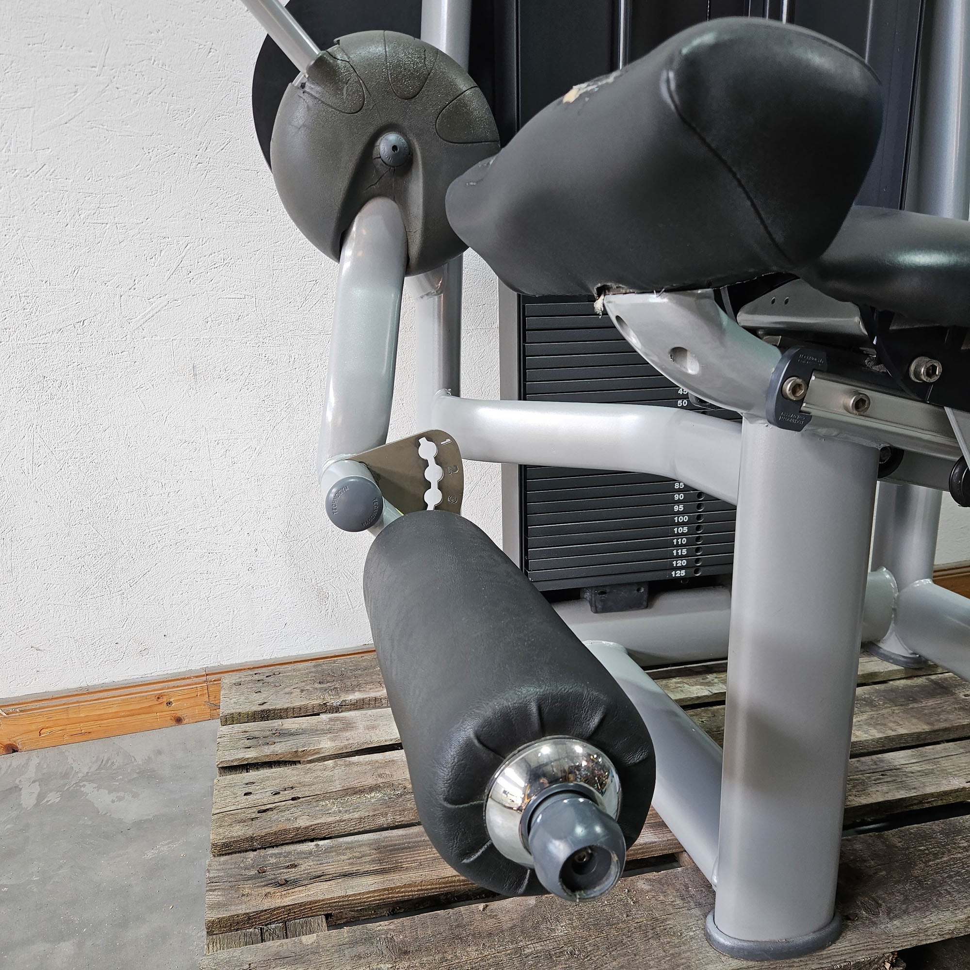 Technogym 2er Set = Beinstrecker und Beinbeuger, Leg Extension and Leg Curl Set, Selection Line, Rahmenfarbe Silber, gebraucht - überholter Zustand - Image 19