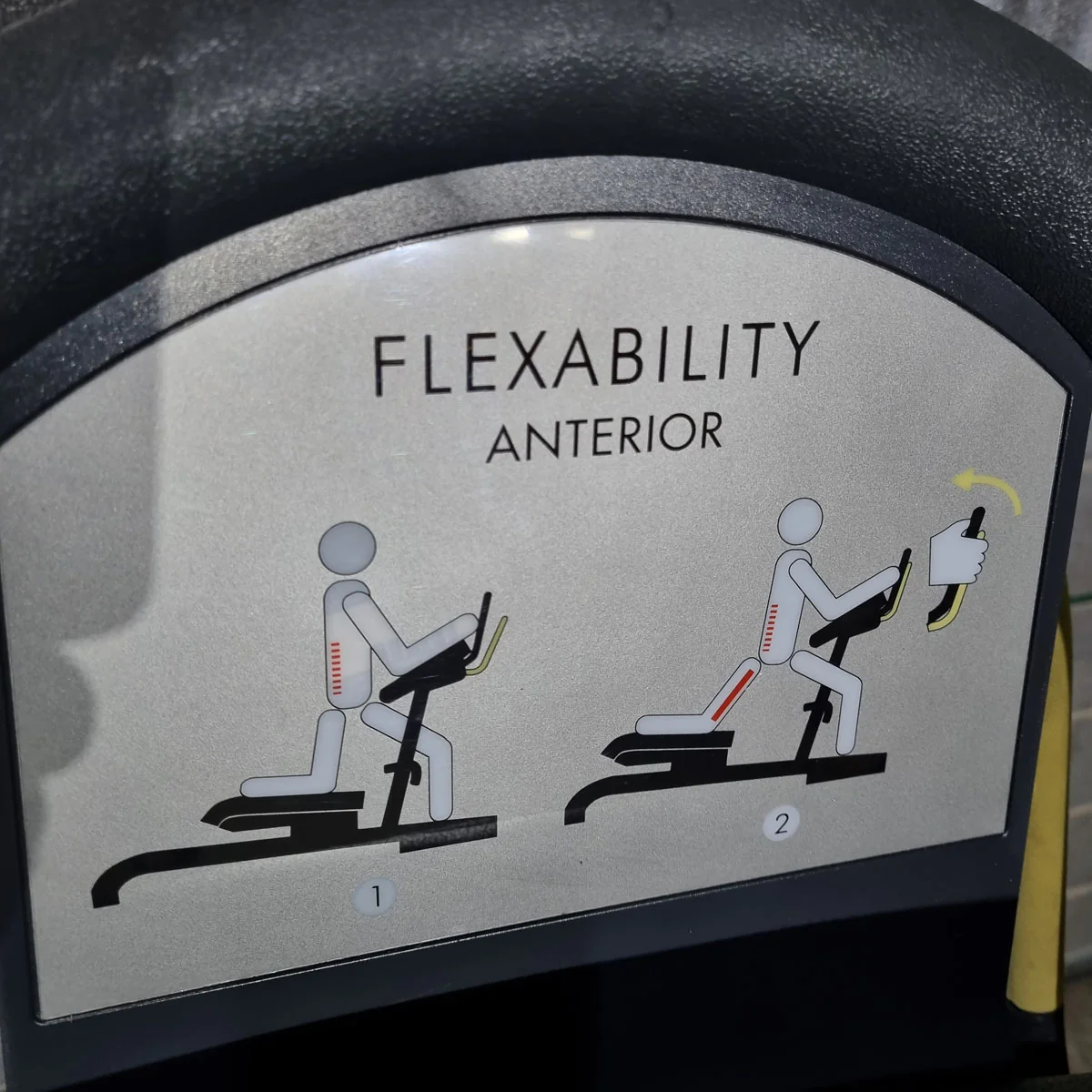 Technogym 2er Set Flexability Posterior und Flexability Anterior - Dehngeräte für Beine und Waden, gegen Rückenschmerzen, Dehnungsapparat, Rahmenfarbe Silber, gebraucht - guter Zustand - Image 11