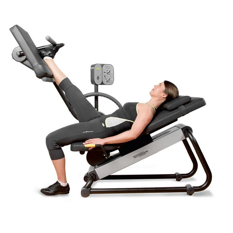 Technogym 2er Set Flexability Posterior und Flexability Anterior - Dehngeräte für Beine und Waden, gegen Rückenschmerzen, Dehnungsapparat, Rahmenfarbe Silber, gebraucht - guter Zustand - Image 12