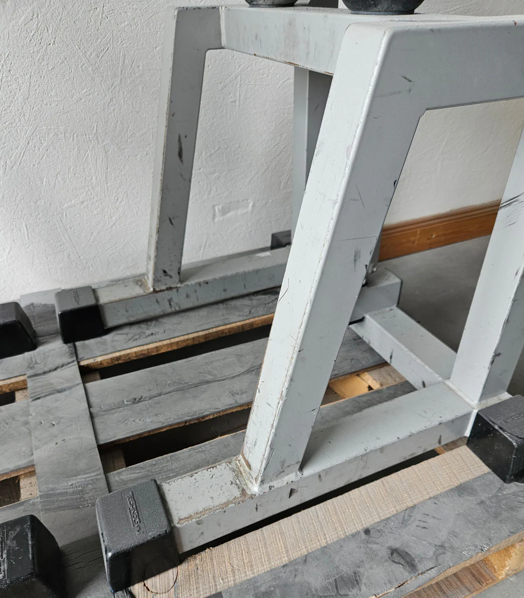 TechnoGym 2x Kabelzug, Cable Crossover, Seilzug von oben und unten, Silverline, Oldschool, Rahmenfarbe Silber, gebraucht - mit Gebrauchsspuren - Image 14