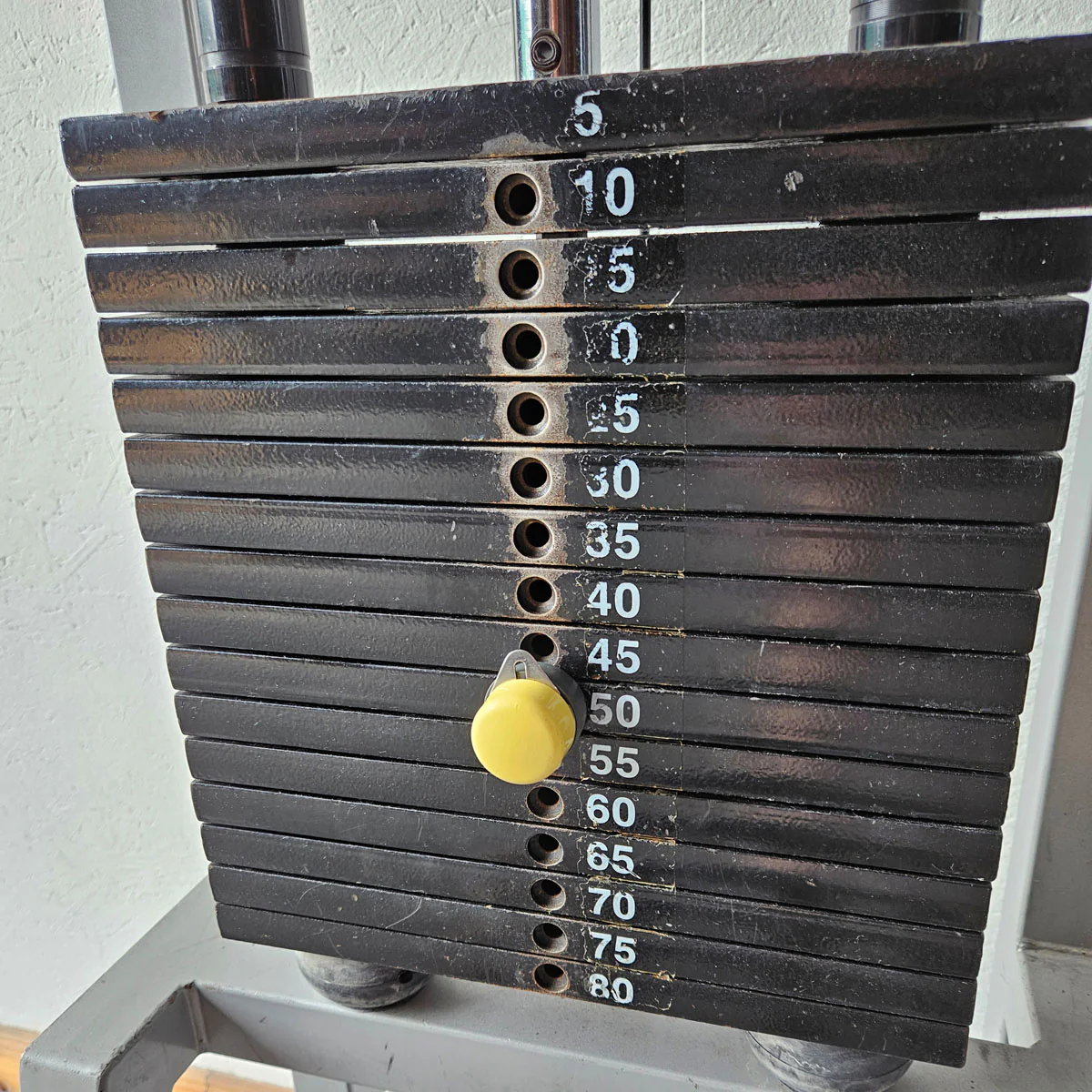 TechnoGym 2x Kabelzug, Cable Crossover, Seilzug von oben und unten, Silverline, Oldschool, Rahmenfarbe Silber, gebraucht - mit Gebrauchsspuren - Image 15