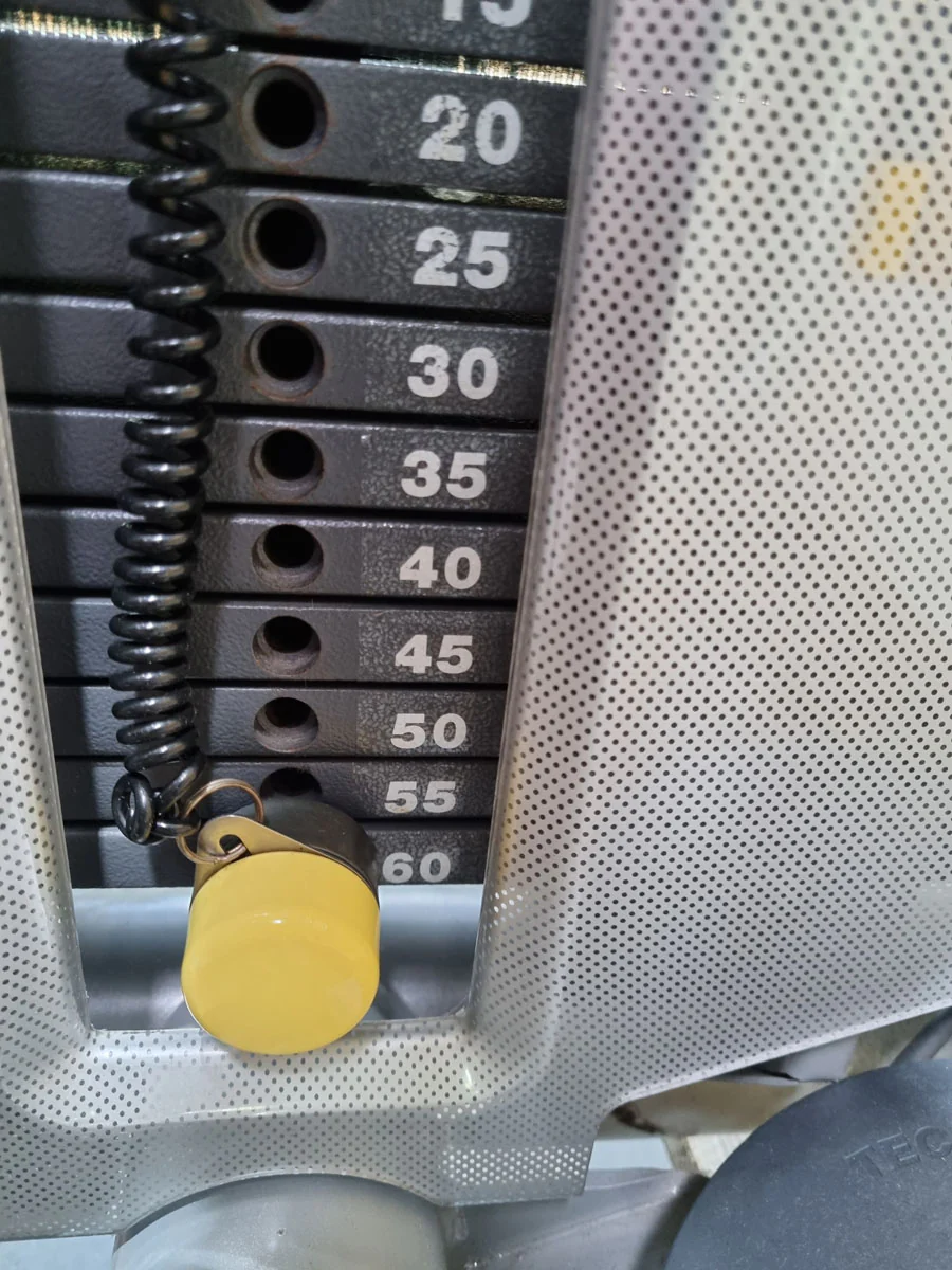 TechnoGym Bizepsmaschine, Arm Curl, Element Line, Rahmenfarbe Silber, Polsterfarbe Taubenblau, gebraucht - überholter Zustand - Image 6
