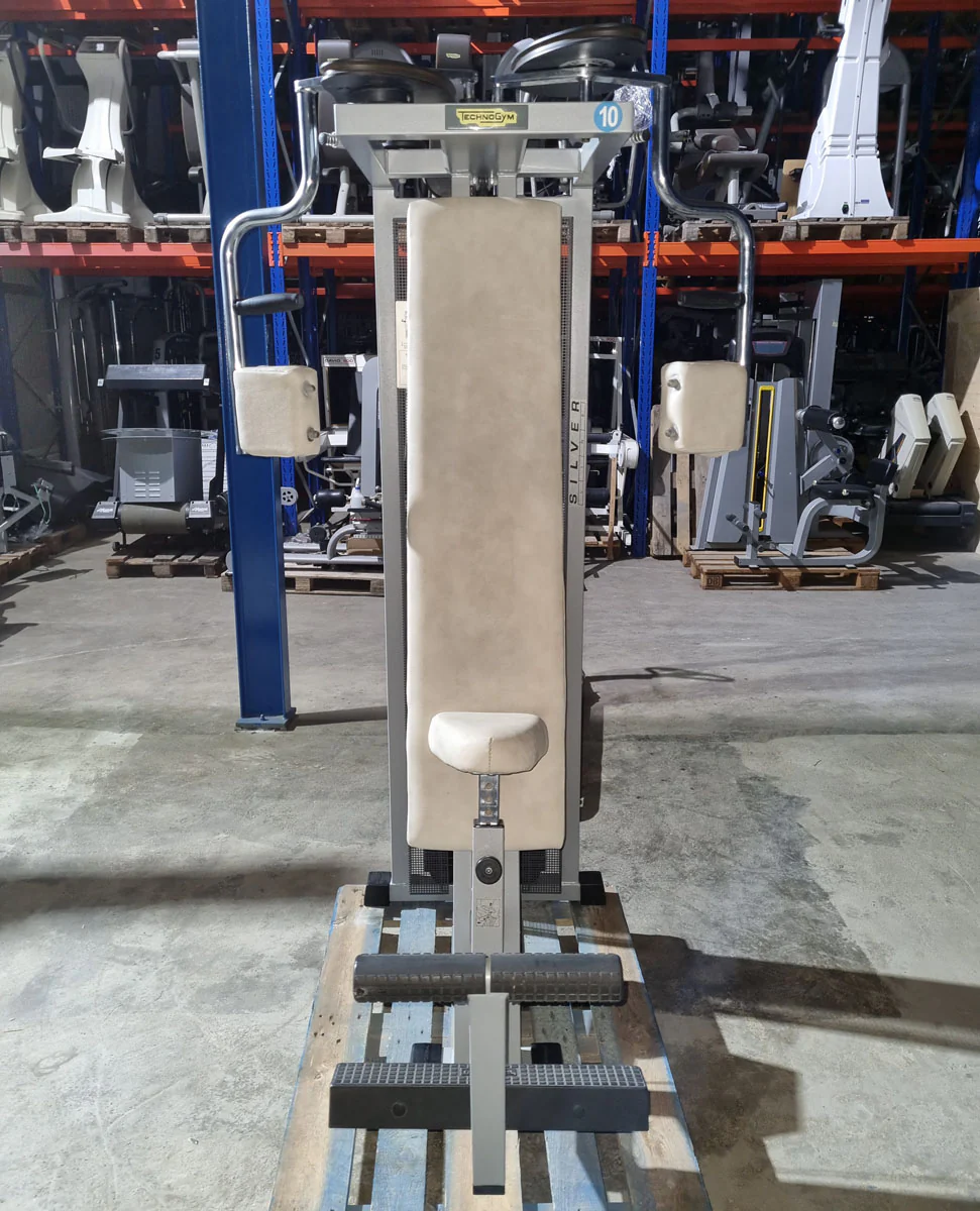 Technogym Butterfly, Pectoral Fly, Silverline, Rahmenfarbe Silber, Polsterfarbe Beige, gebraucht - geprüfter Zustand - Image 3