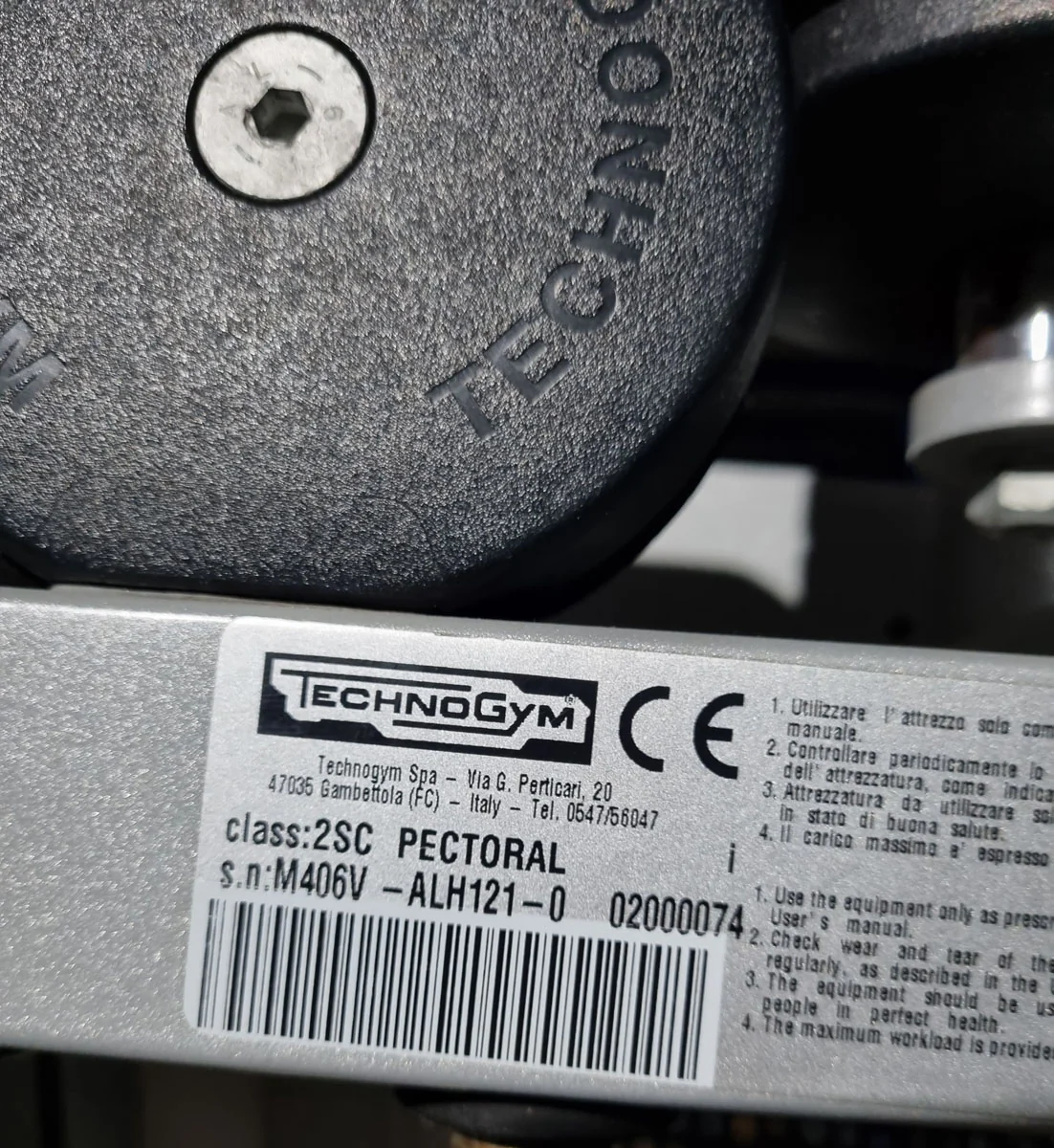 Technogym Butterfly, Pectoral Fly, Silverline, Rahmenfarbe Silber, Polsterfarbe Beige, gebraucht - geprüfter Zustand - Image 8