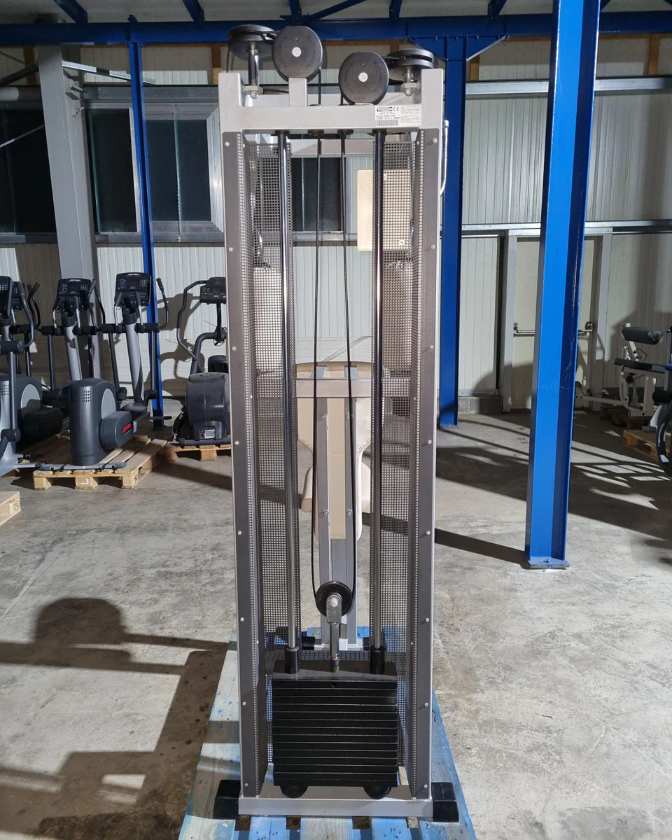 Technogym Butterfly Reverse, Rowing Torso, Silverline, Rahmenfarbe Silber, Polsterfarbe Beige, gebraucht - Image 6