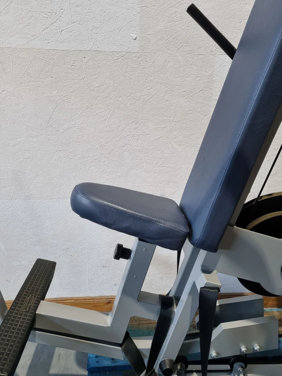 Technogym Dip sitzend, Trizepsmaschine, Stützstemme, Armstrecker, Rahmenfarbe Silber, Silverline, gebraucht - überholter Zustand - Image 5