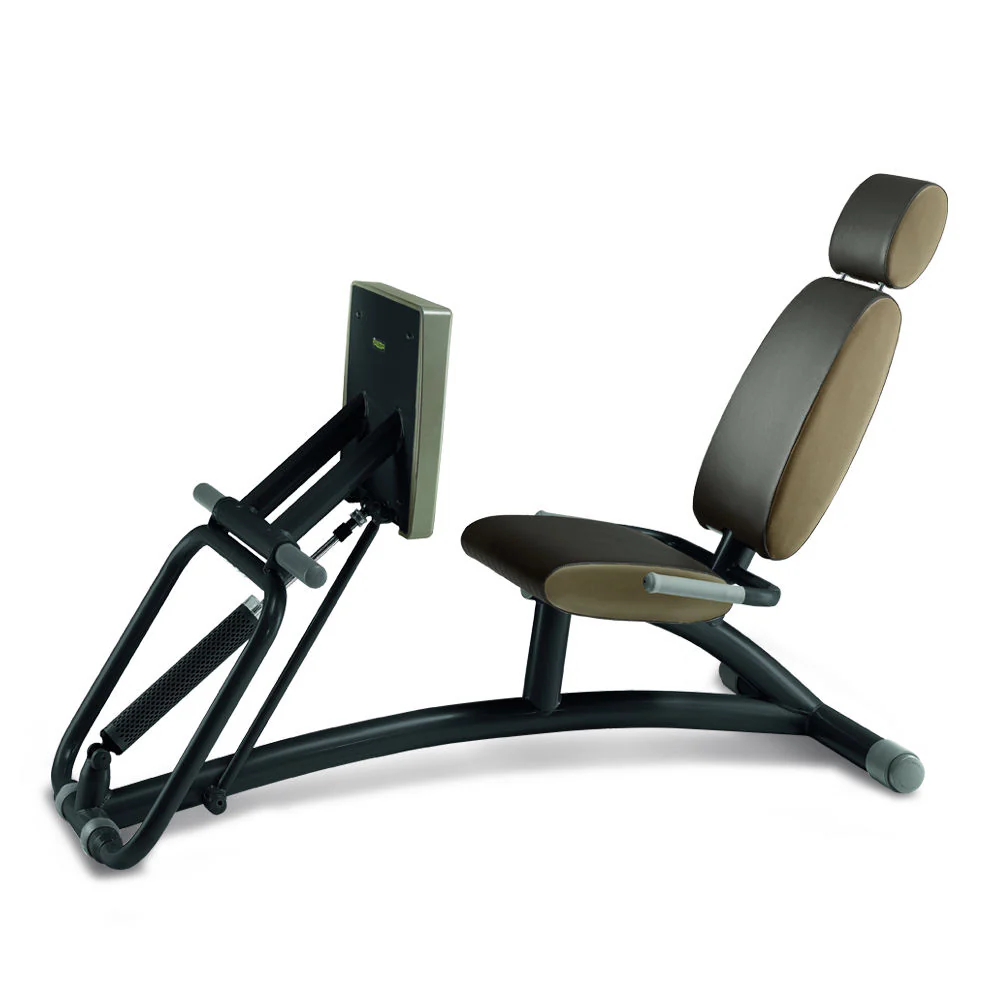 TechnoGym Easy Line Zirkelgerät, Beinpresse, Legpress, Einzelgerät hydraulisch, Polster Braun, gebraucht - Image 2