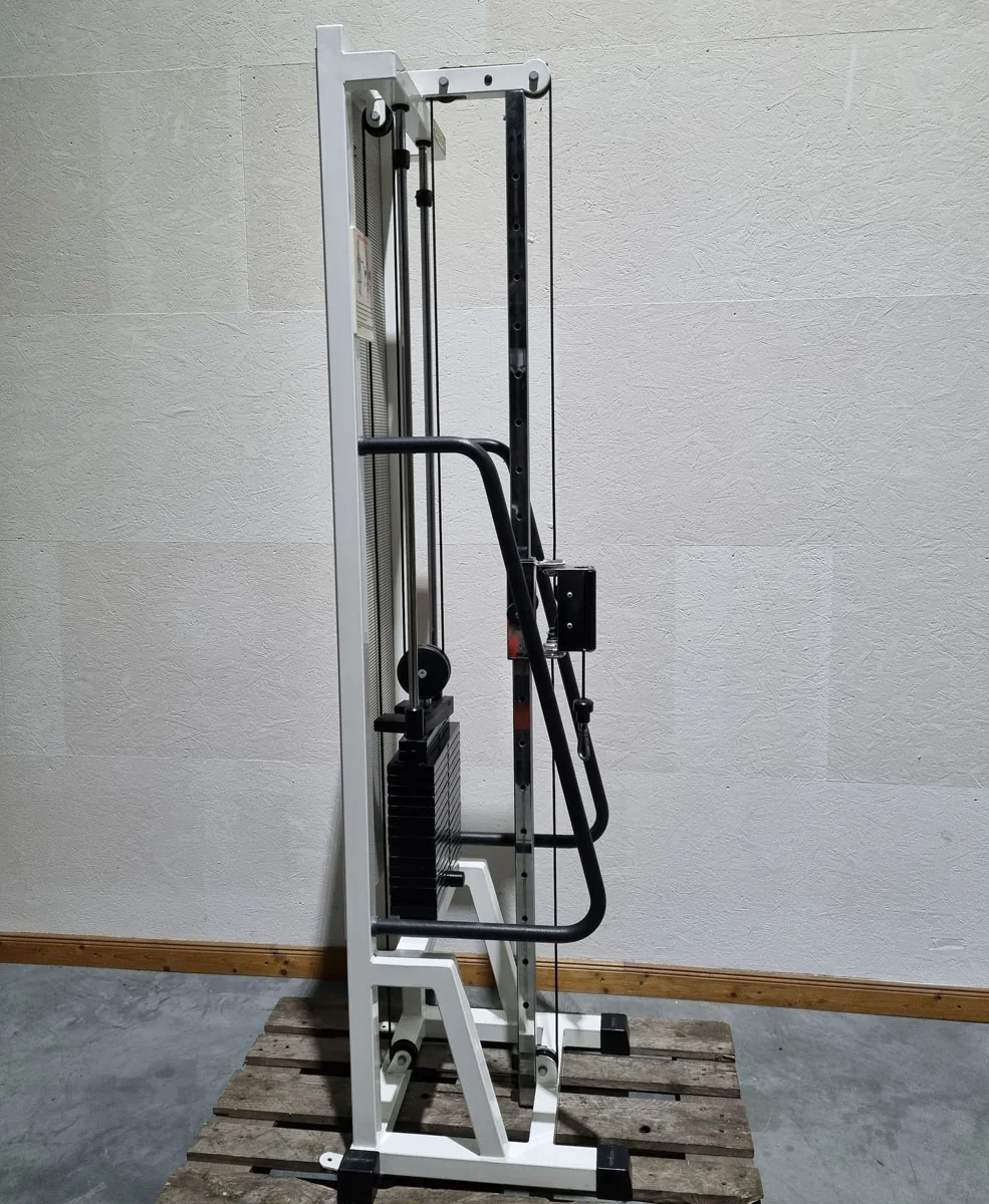 Technogym Ercoline Rehab, Kabelzug höhenverstellbar, Seilzug, Zugapparat 80kg, Rahmenfarbe Weiß, gebraucht - überholter Zustand - Image 2