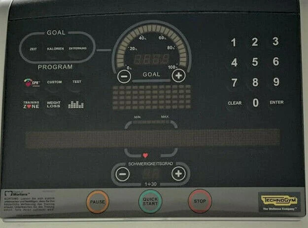TechnoGym Ergometer Excite Line 700 mit Handpuls und Polar, gebraucht - überholter Zustand - Image 4