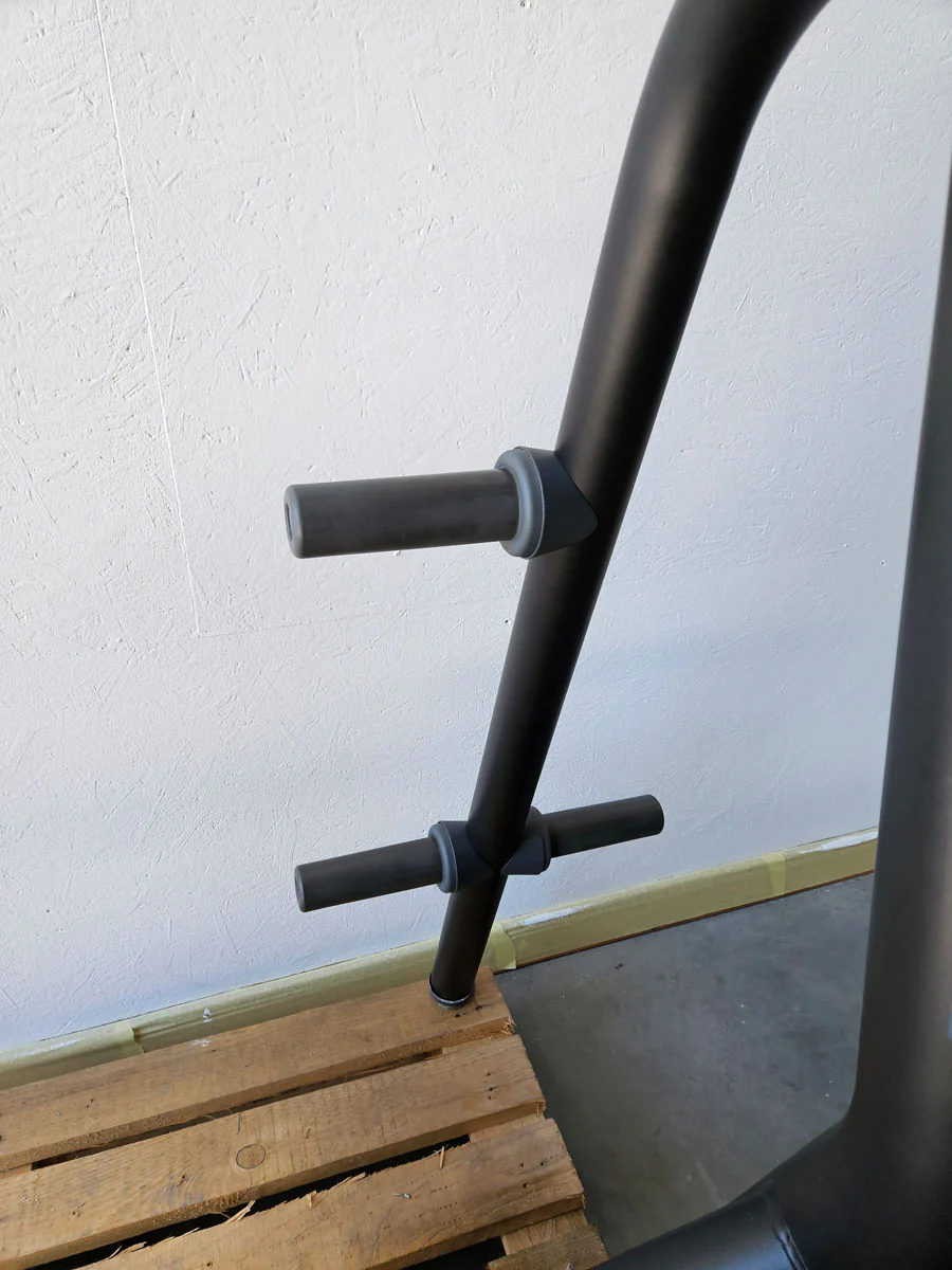 Technogym Horizontal Bench, Olympic Flat Bench, Bankdrückbank Flach mit Ablagen, Olympia Flachdrückerbank, Rahmebfarbe Schwarz, gebraucht - überholter Zustand - Image 6