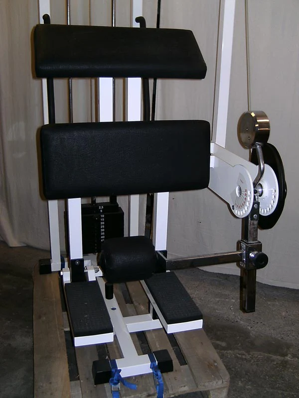 TechnoGym M427, Beinbeuger stehend, weiß, gebraucht - Image 4
