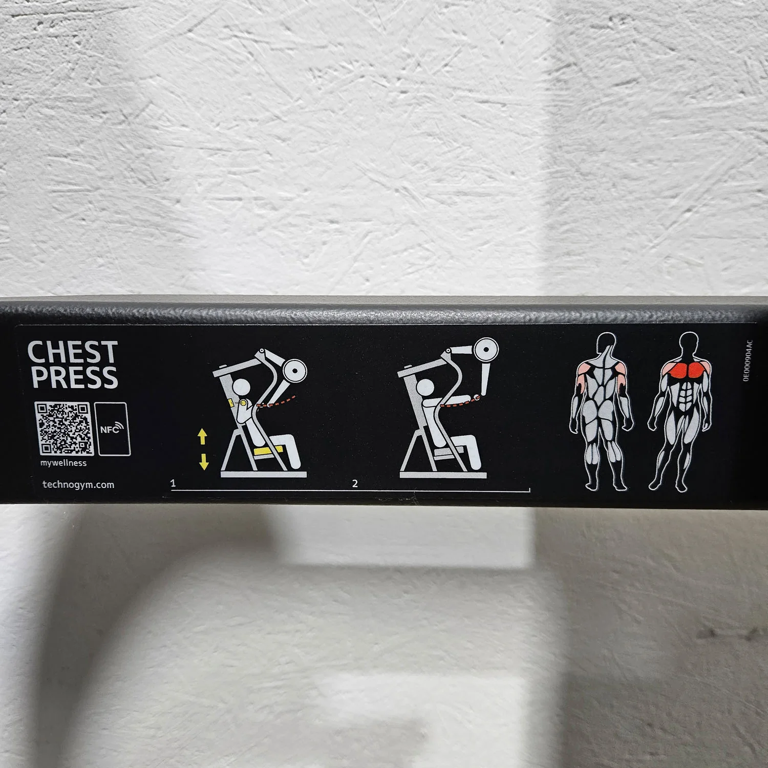 TechnoGym Pure Strength Chest Press, Bankdrückmaschine Plate loaded, Brustpresse, Farbe Schwarz, gebraucht - überholter Zustand - Image 9